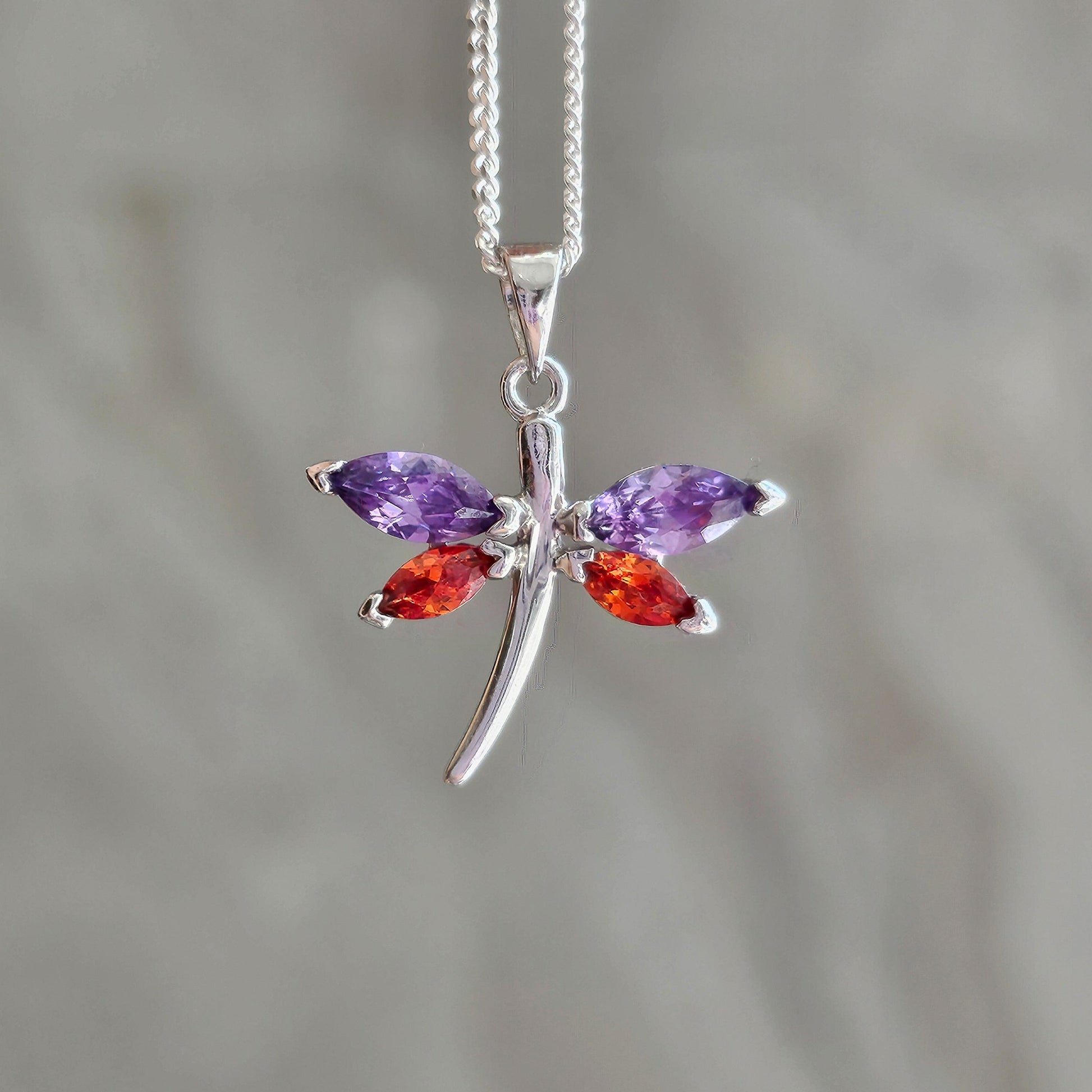 Pretty Dragonfly Pendant - Dearest Diamonds