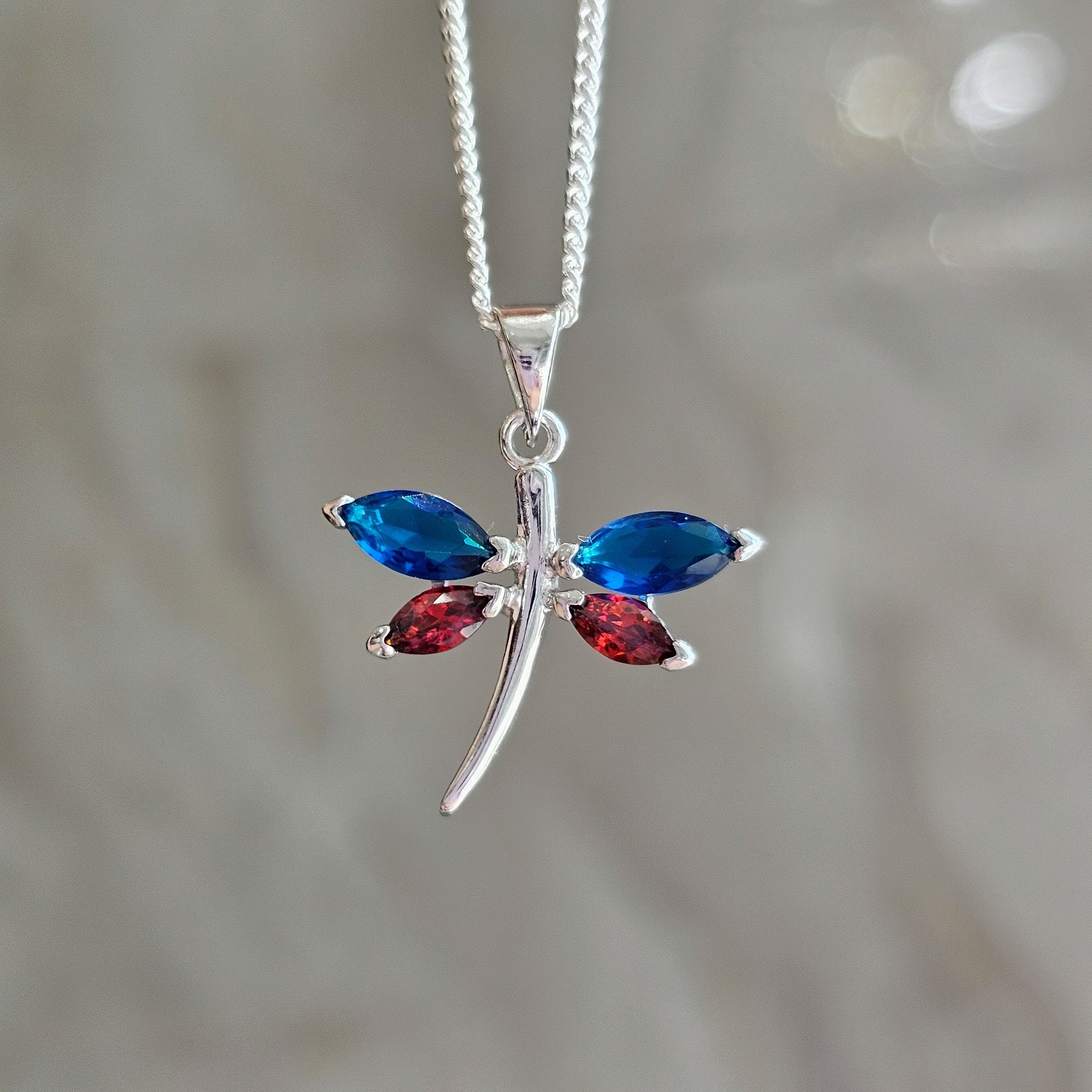 Pretty Dragonfly Pendant - Dearest Diamonds