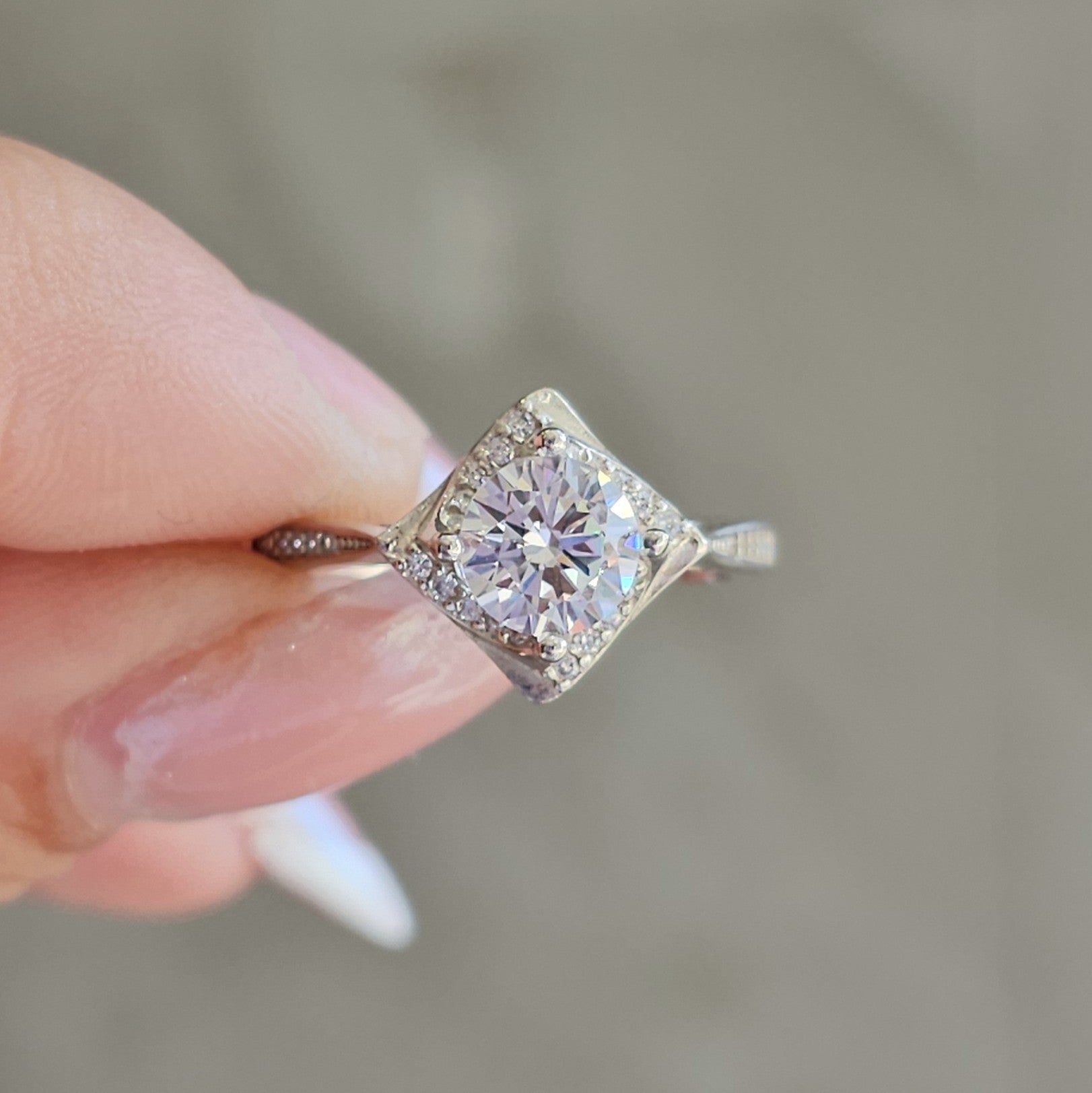 Uniquely Round Silver Ring - Dearest Diamonds