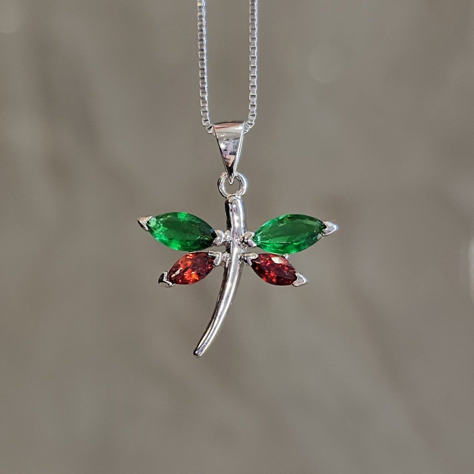 Pretty Dragonfly Pendant - Dearest Diamonds