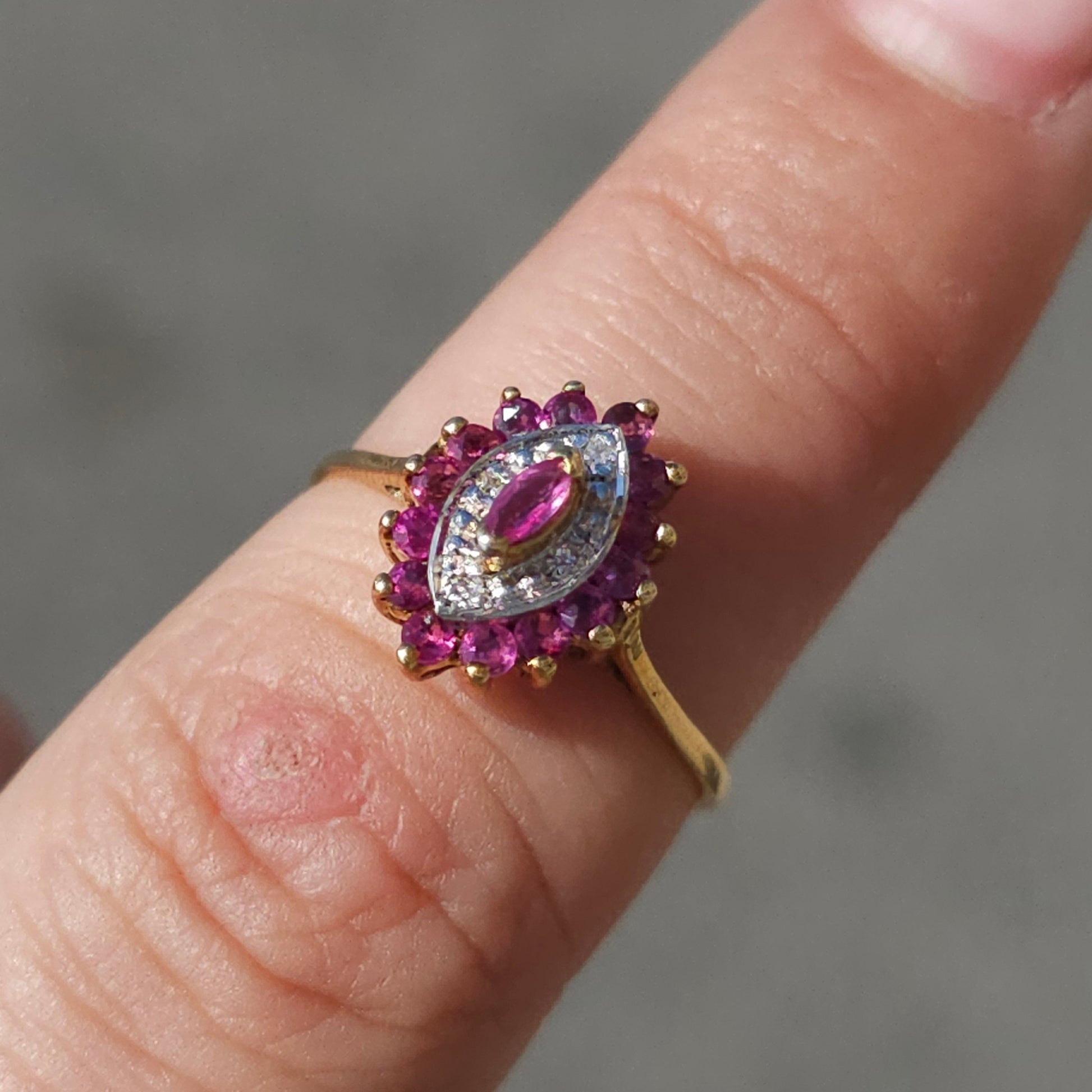 Evil Eye Ruby Ring - Dearest Diamonds