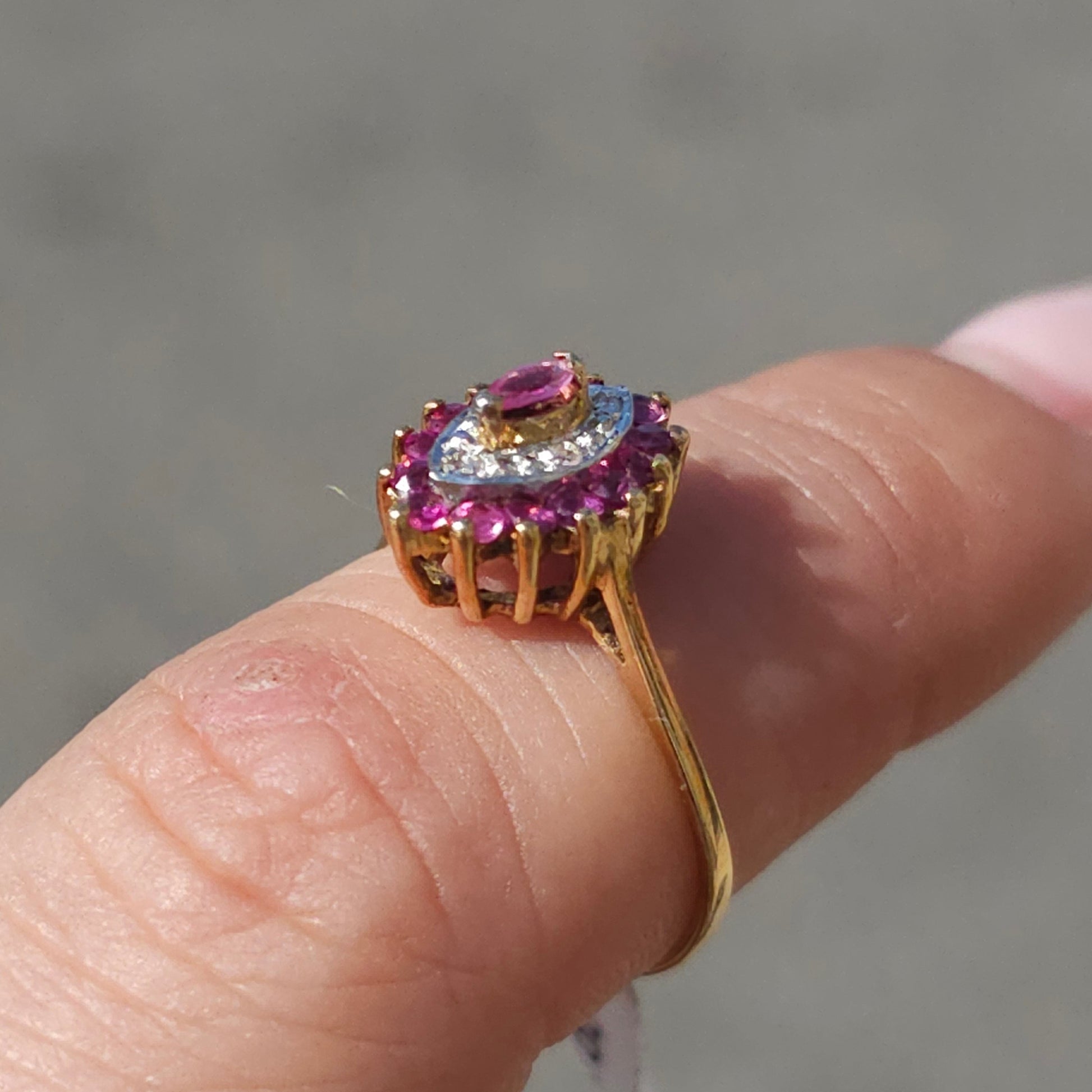 Evil Eye Ruby Ring - Dearest Diamonds