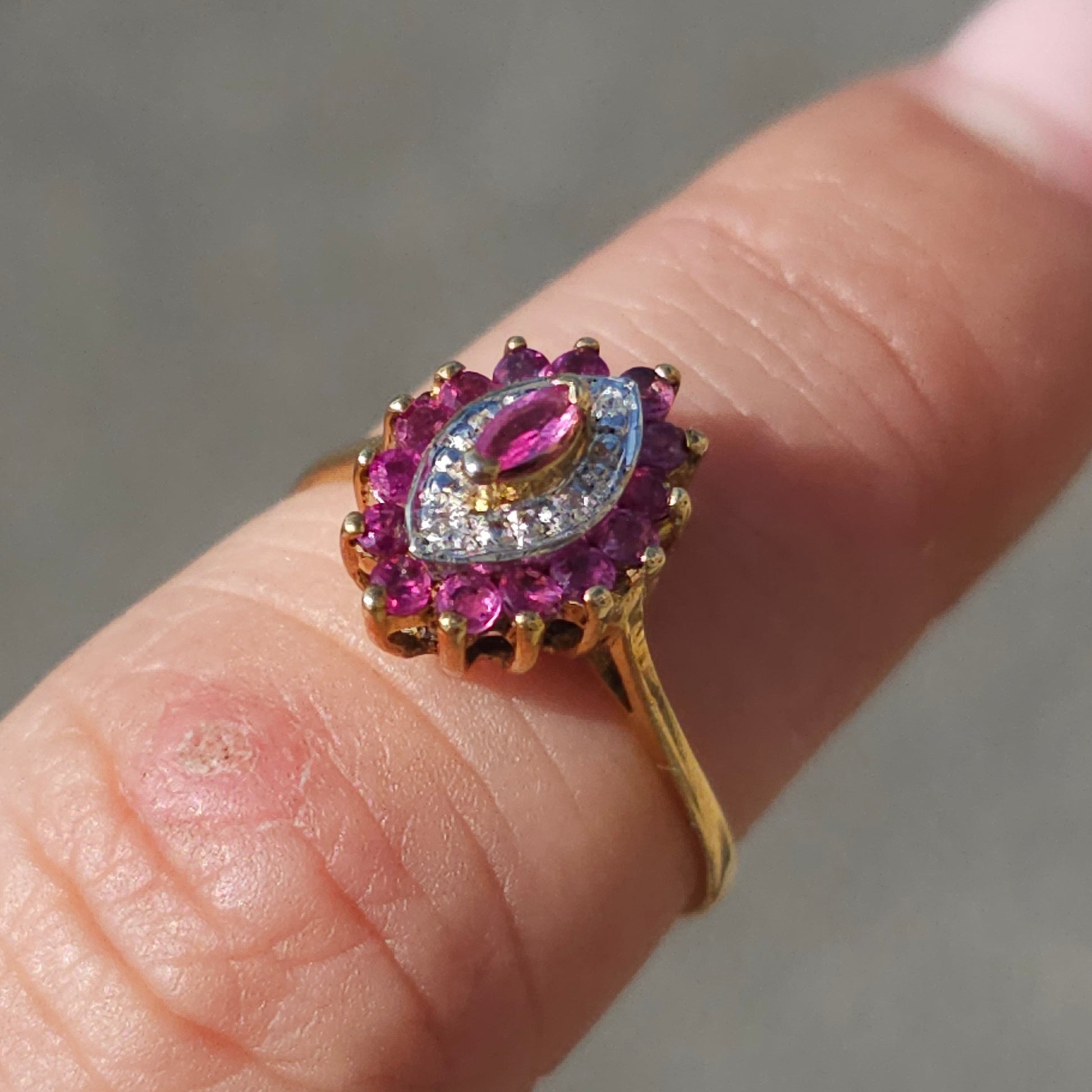 Evil Eye Ruby Ring - Dearest Diamonds