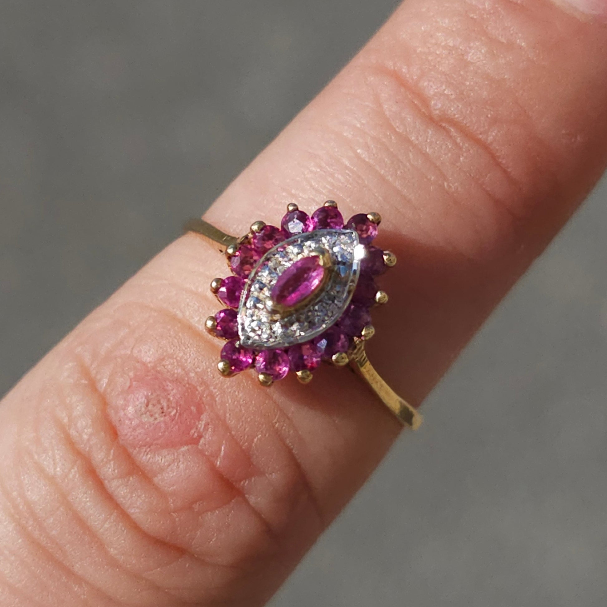 Evil Eye Ruby Ring - Dearest Diamonds
