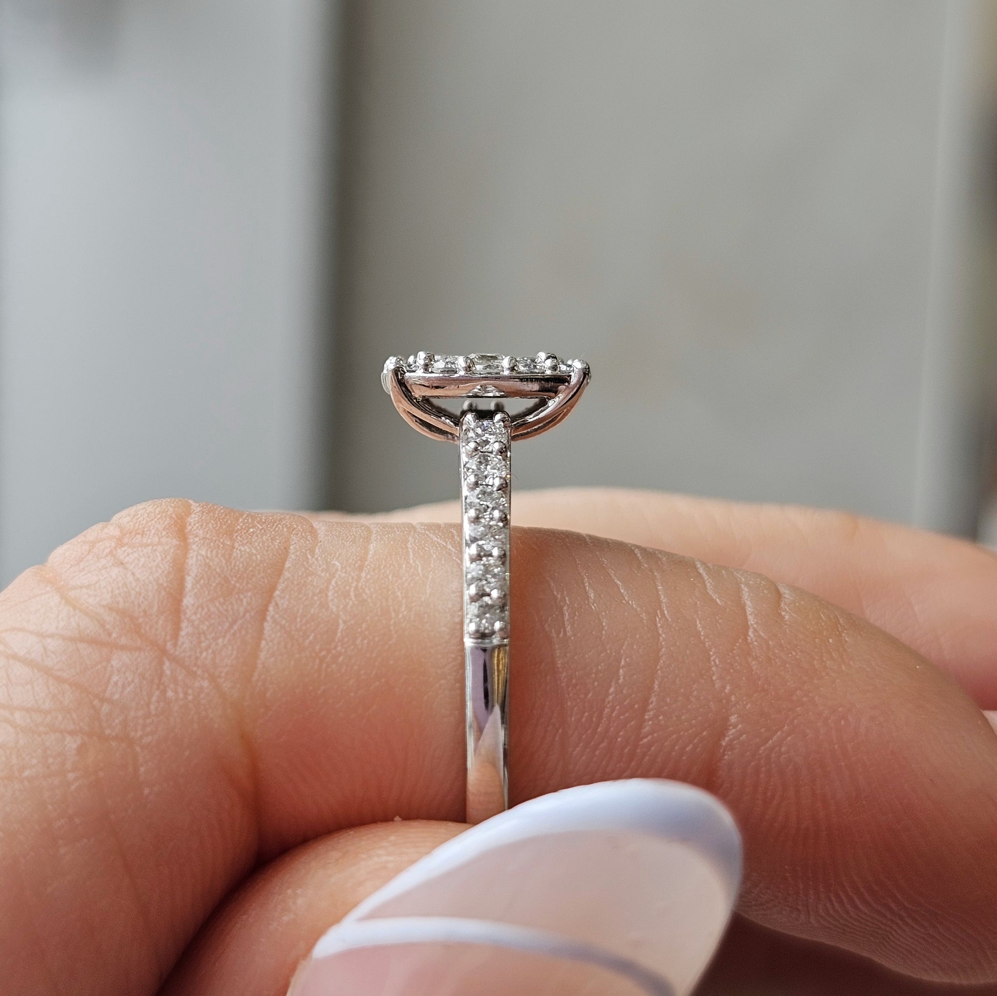 Princess Cluster Diamond Ring - Dearest Diamonds