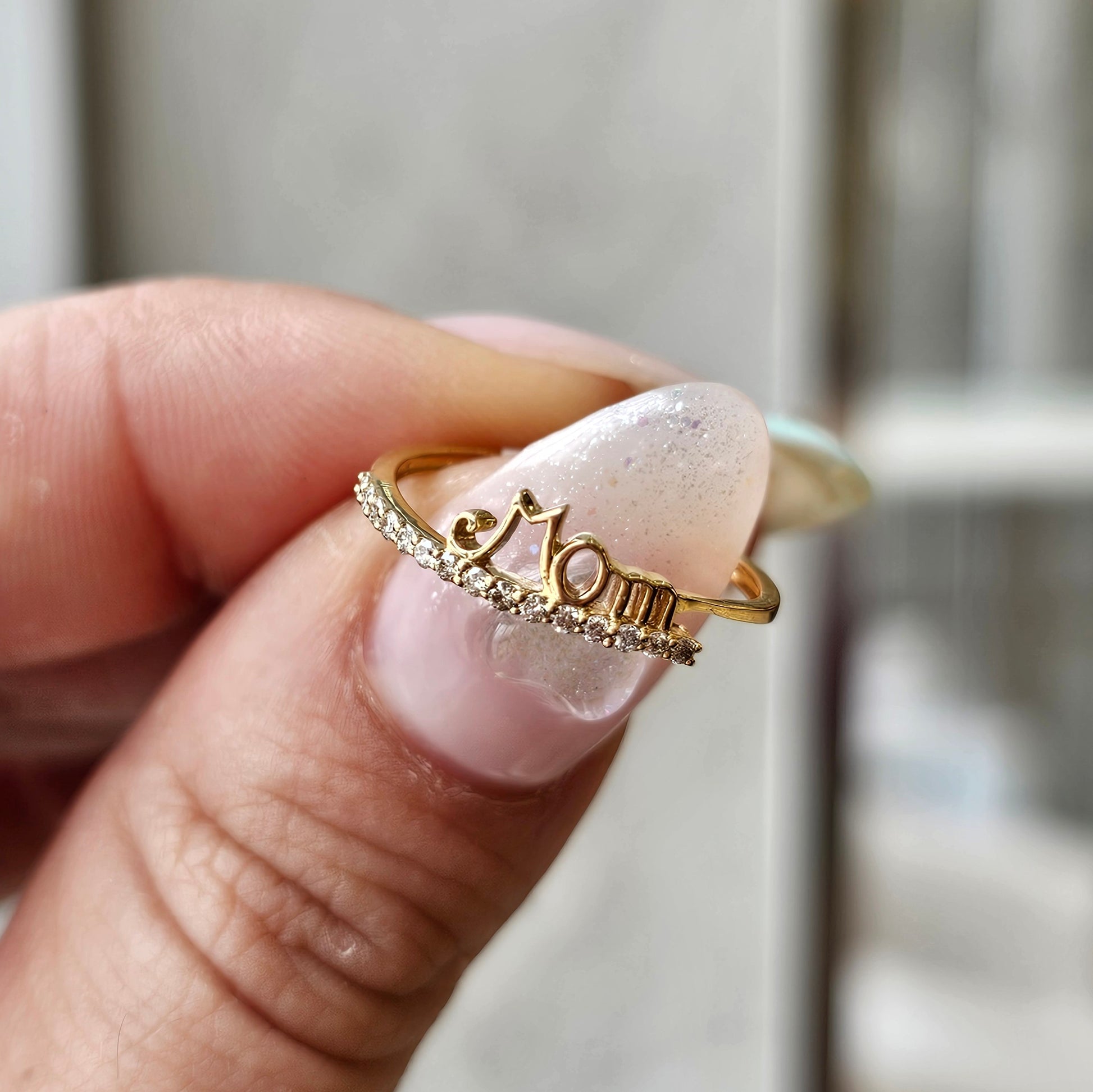 I Love Mom Ring - Dearest Diamonds