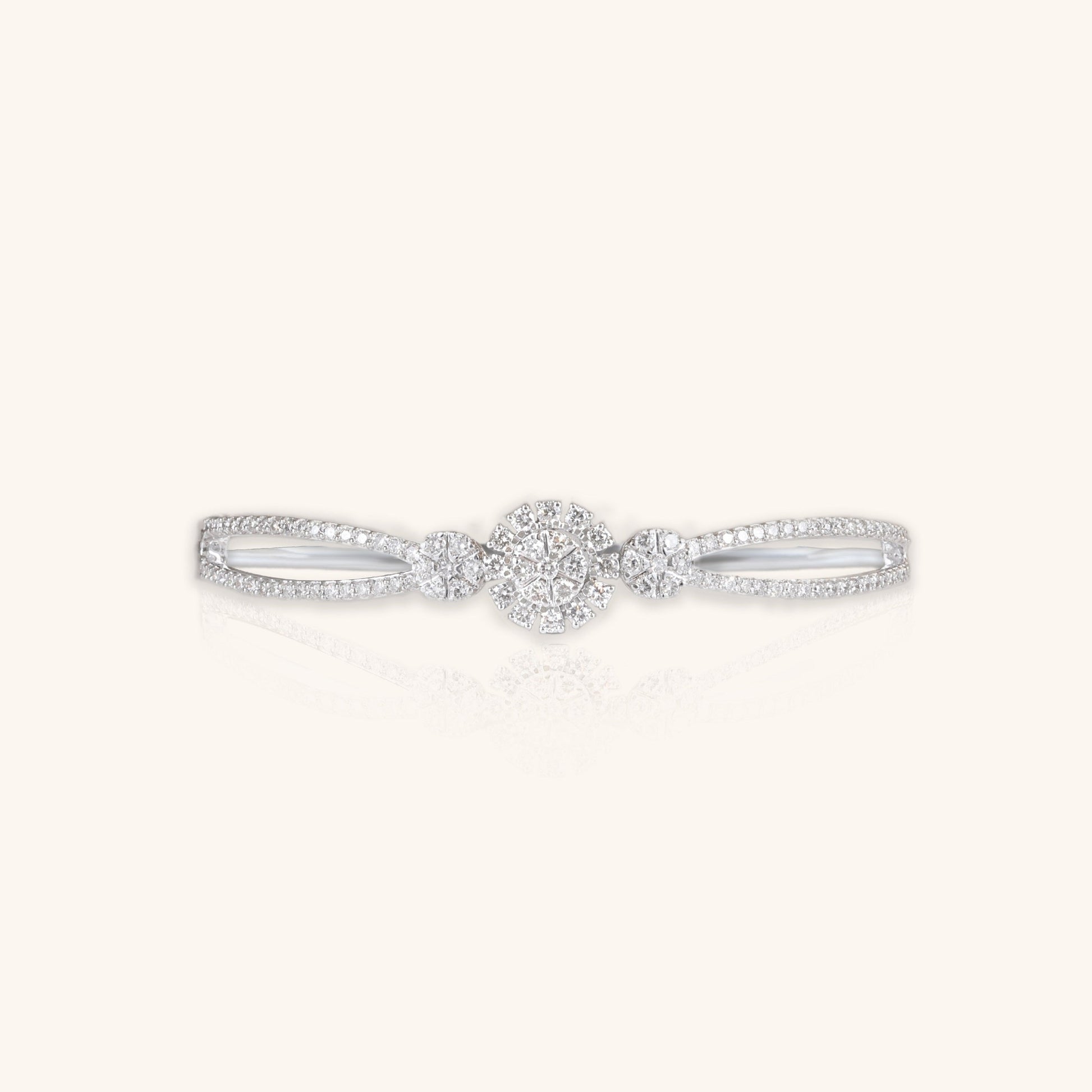 Cocktail Diamond Bangle Bracelet