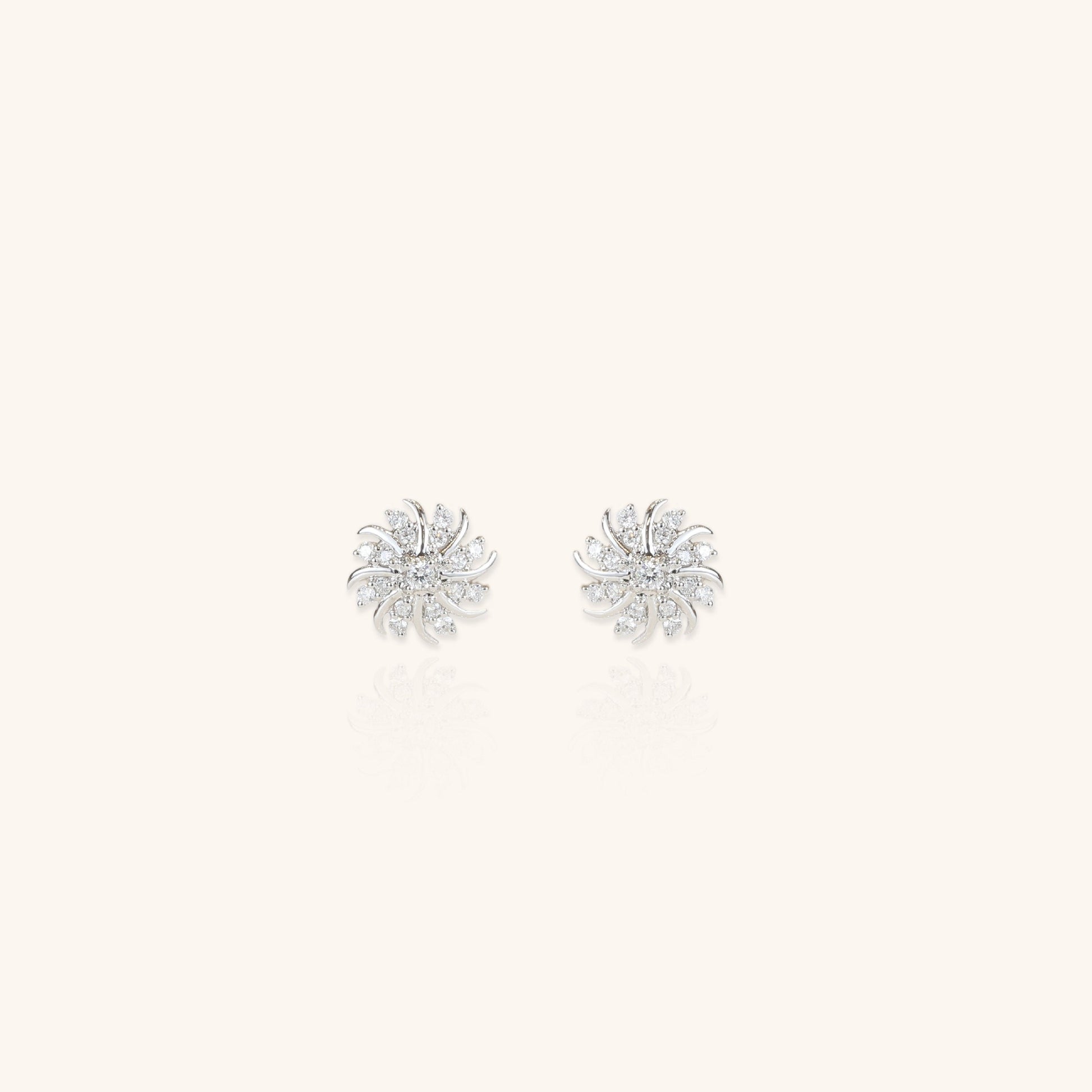Diamond Snowflakes Earrings - Dearest Diamonds