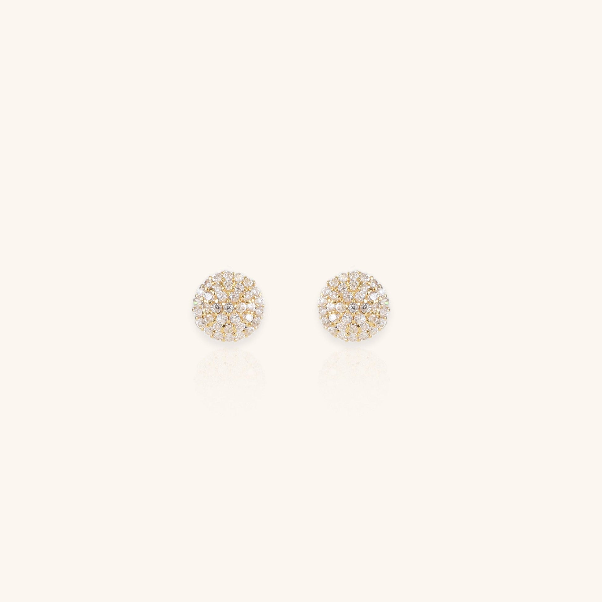 Dome Studs Earrings - Dearest Diamonds