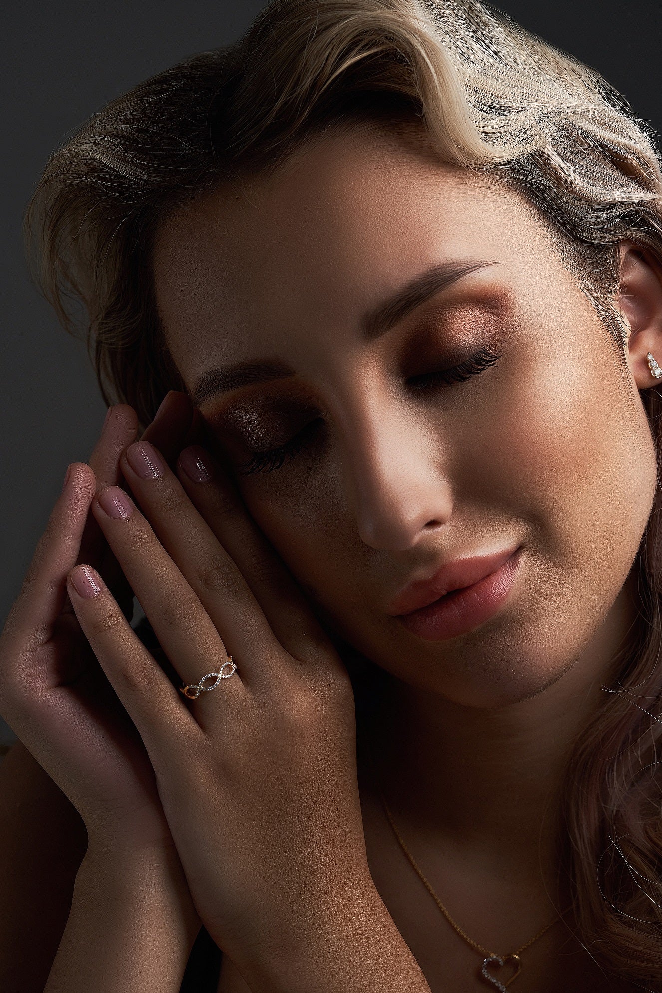Infinity Half Eternity Band - Dearest Diamonds
