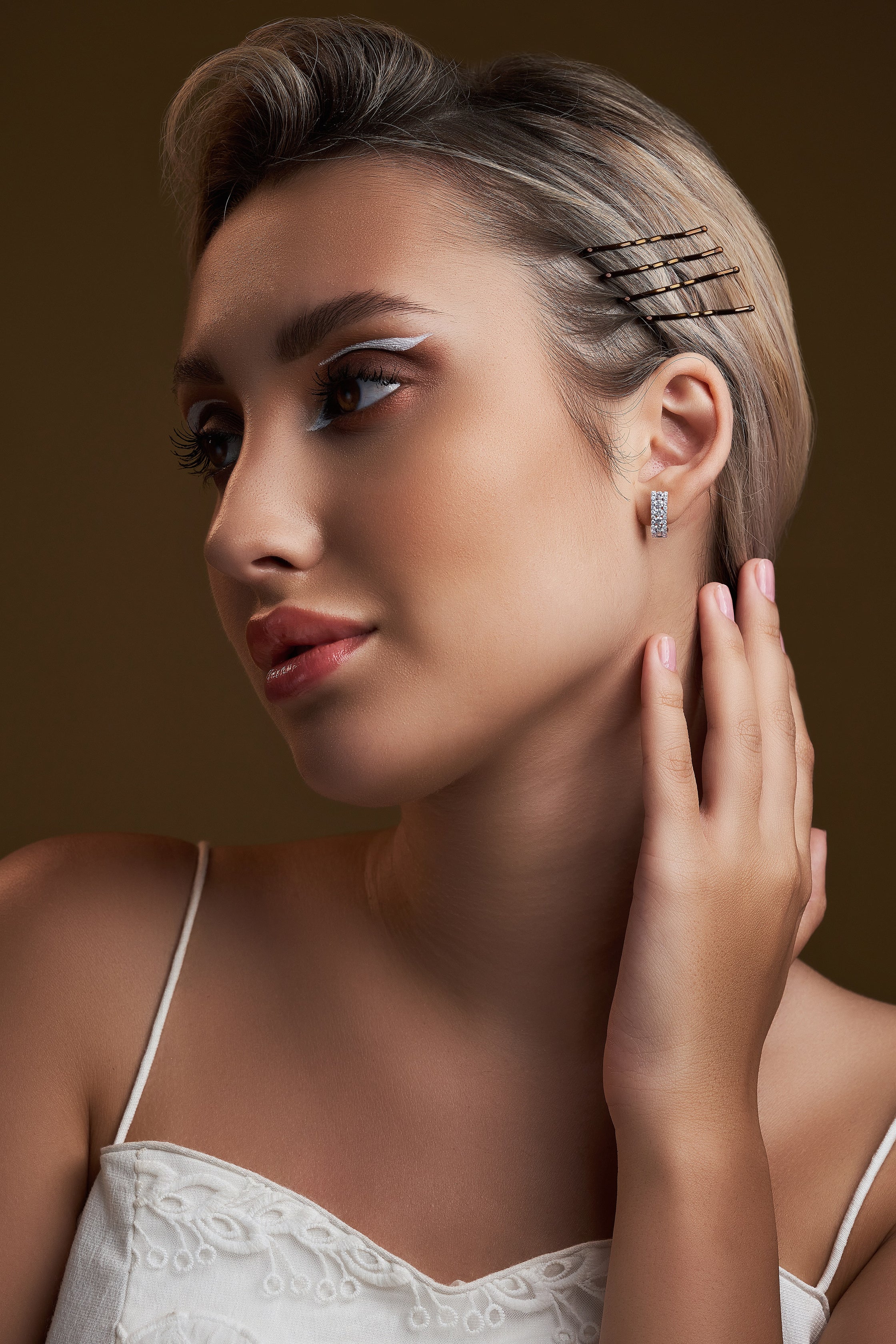Luxury Half Huggie Earrings - Dearest Diamonds