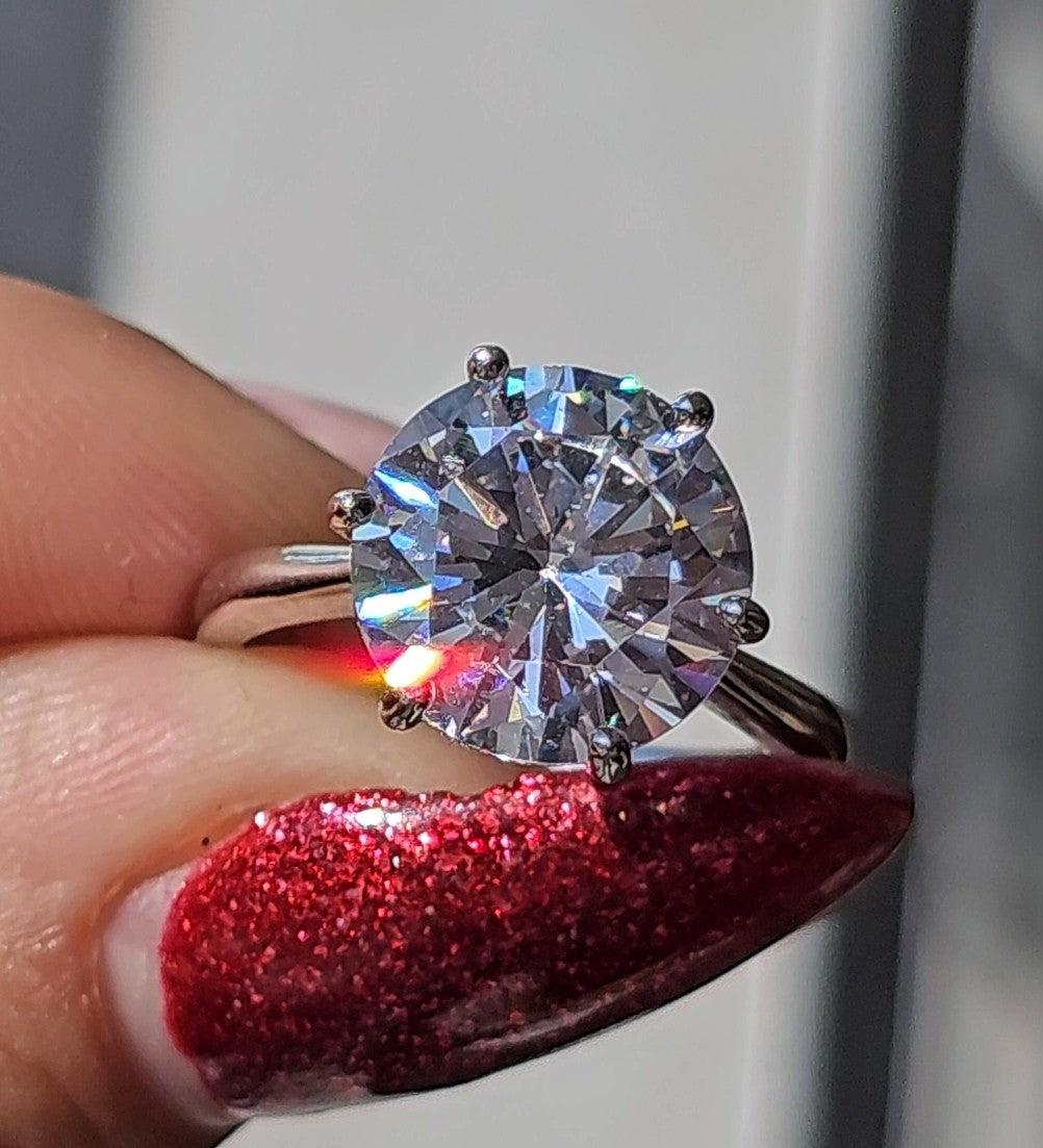 Put a Rock on it Silver Ring - Dearest Diamonds
