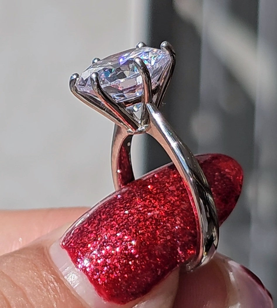 Put a Rock on it Silver Ring - Dearest Diamonds