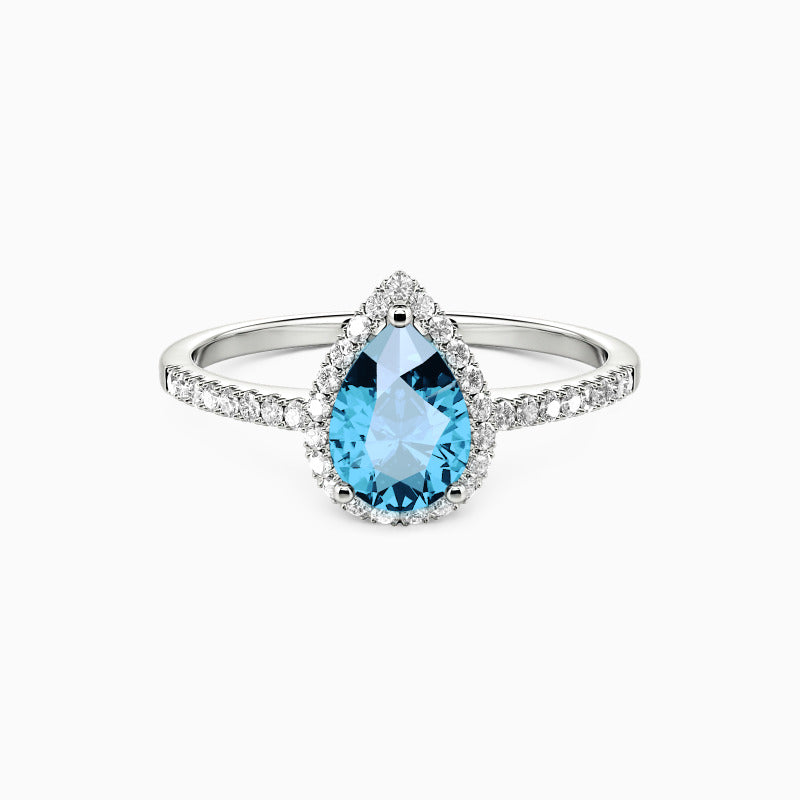 The Rare Blue Pear - Dearest Diamonds