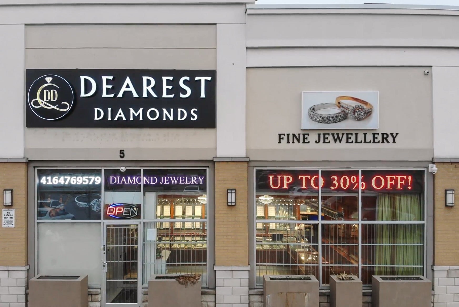 dearest diamonds store front