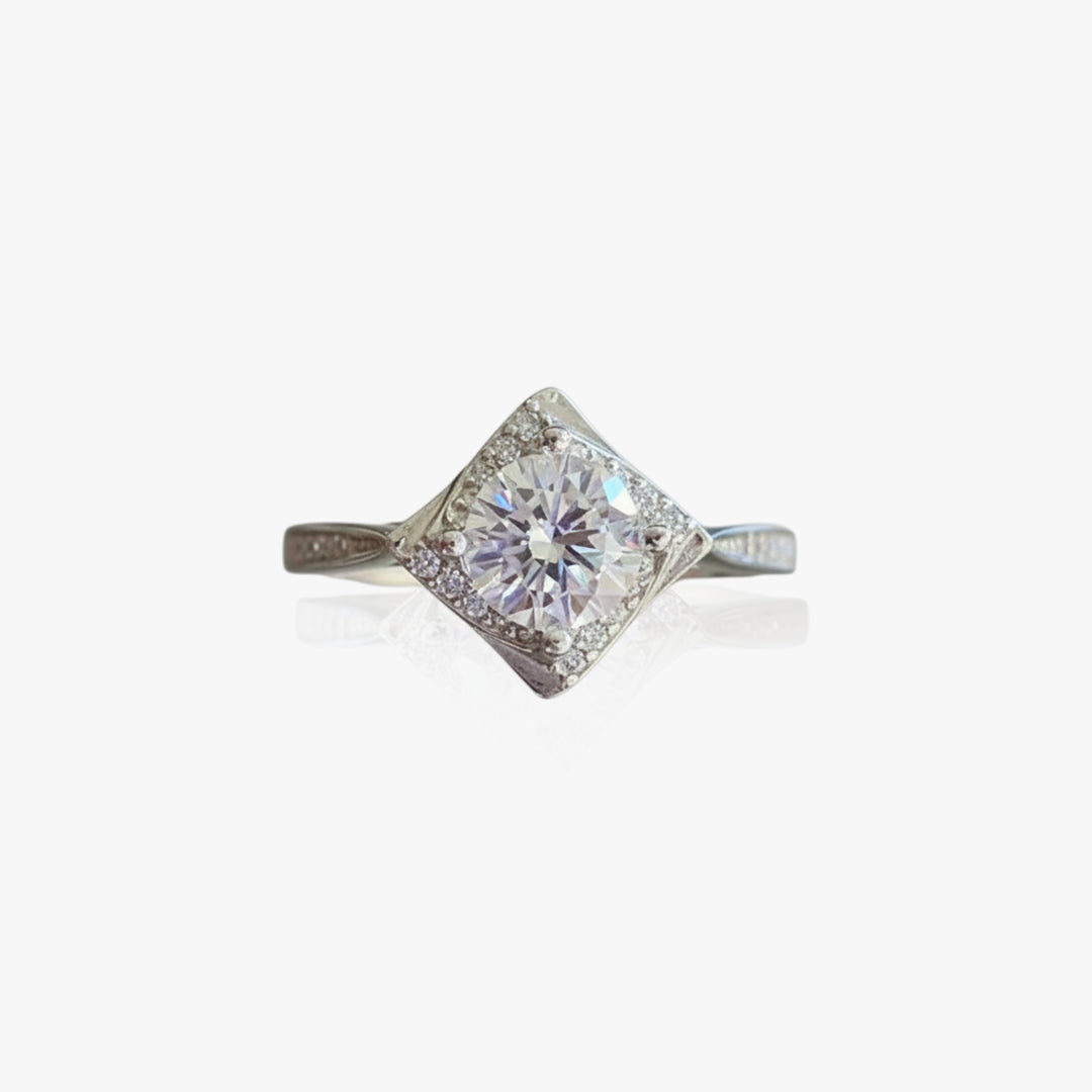 Uniquely Round Silver Ring