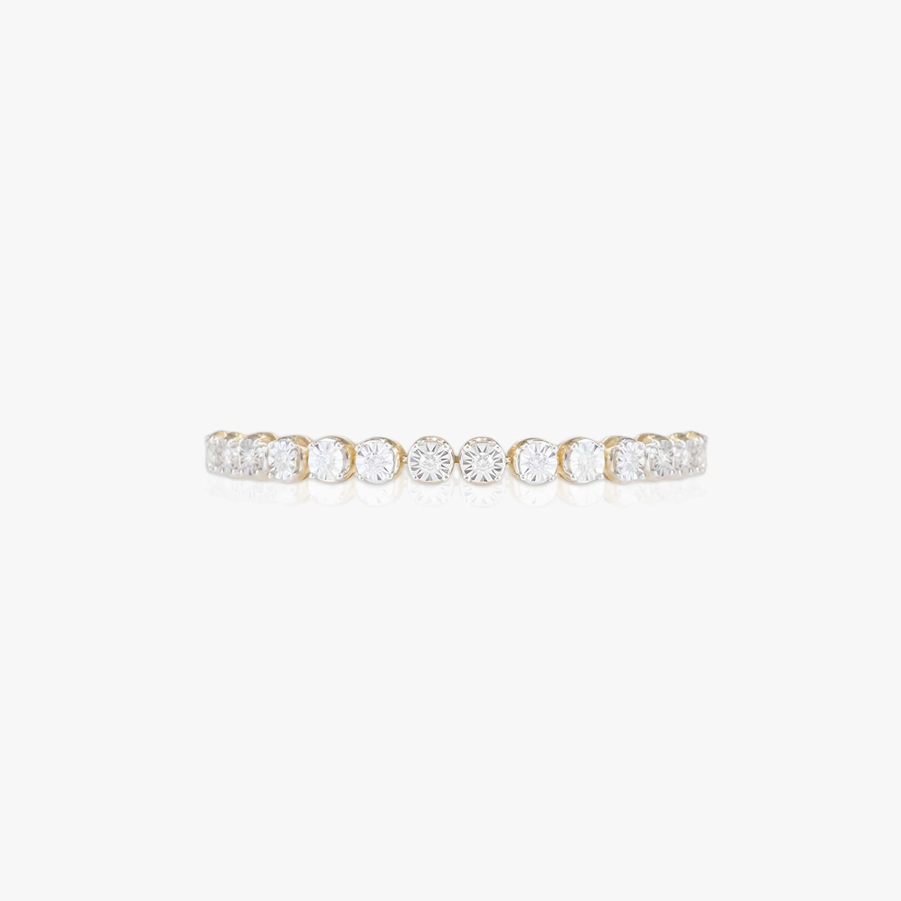 Diamond Cut Tennis Bracelet