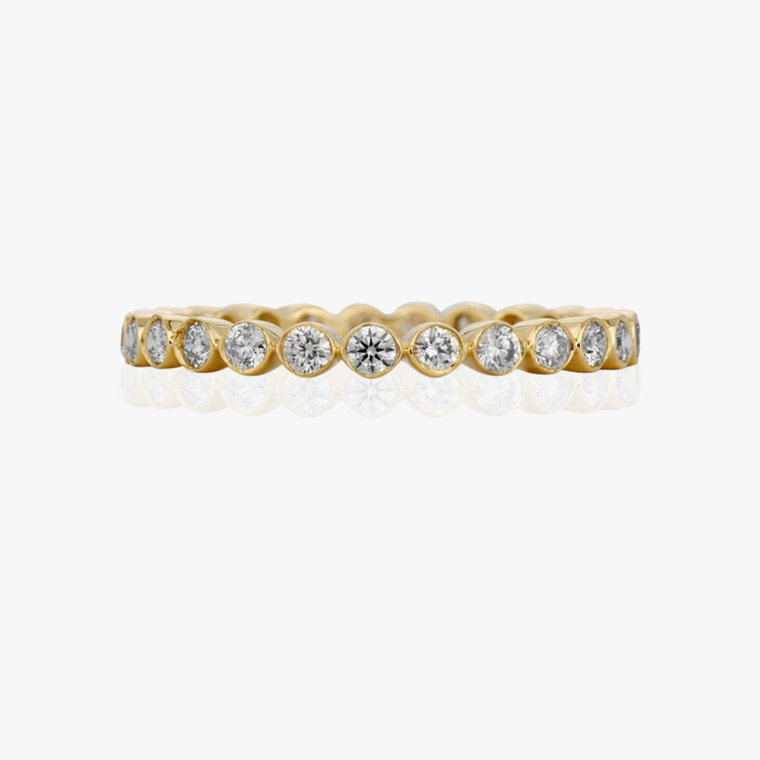 Diamond Bezel Eternity Band Ring