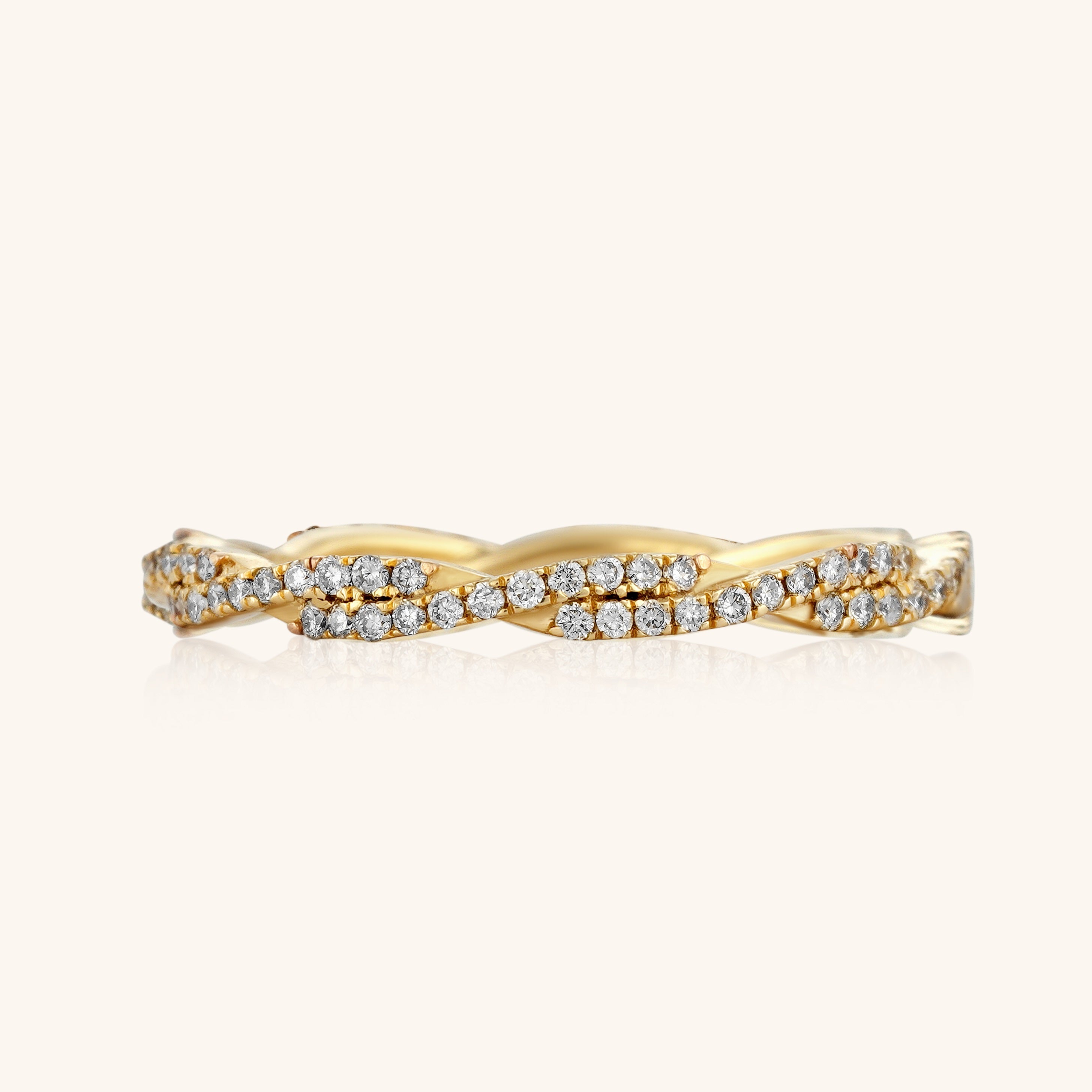 Twisted Eternity Ring