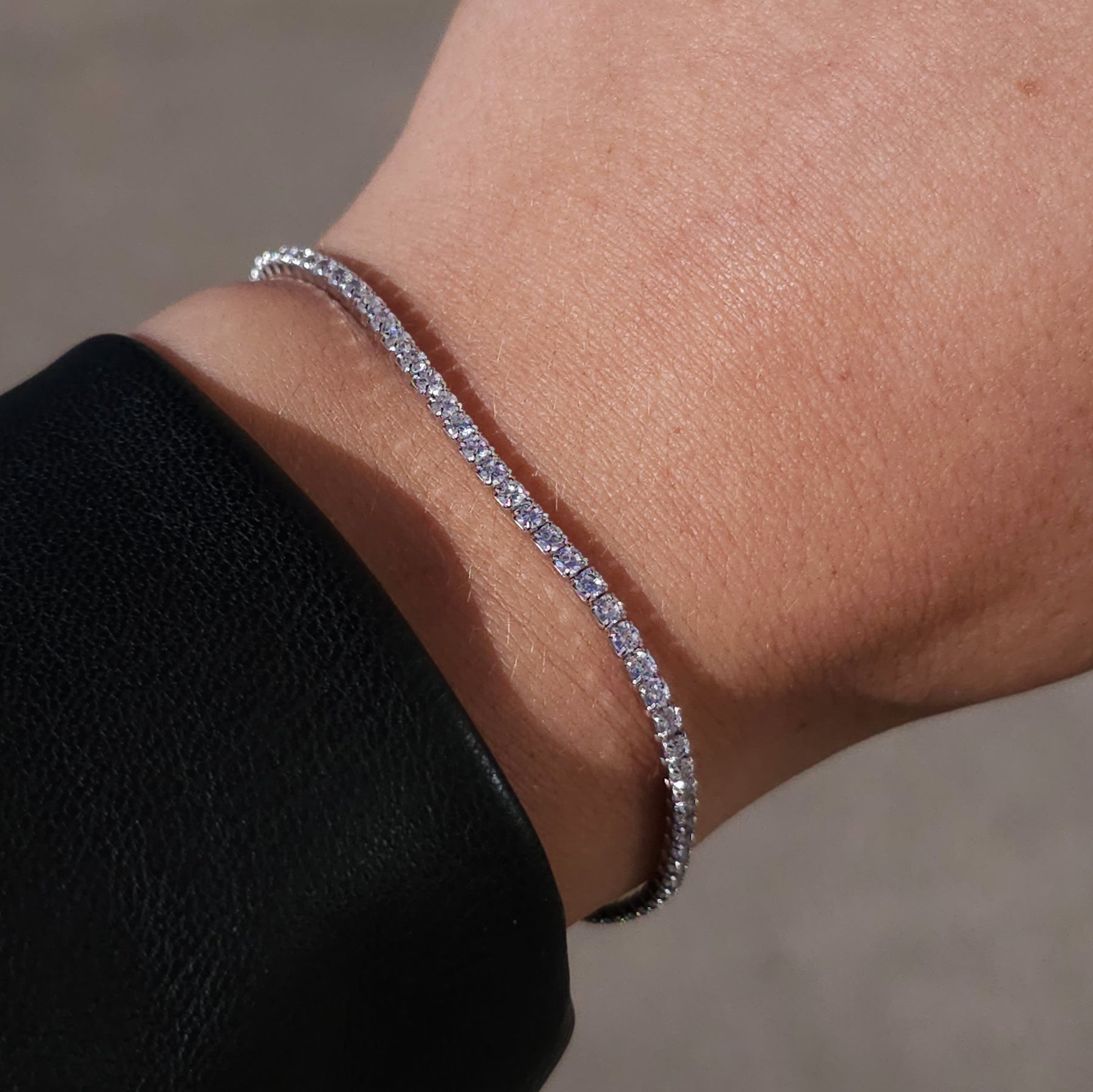 Petite Round Tennis Bracelet - Dearest Diamonds