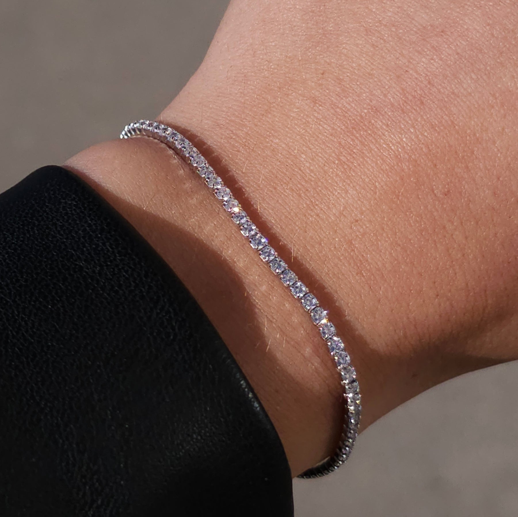Petite Round Tennis Bracelet - Dearest Diamonds