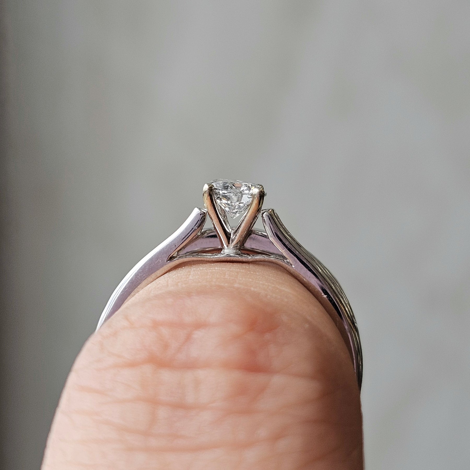 Round Natural Diamonds Channel Setting Bridal Set - Dearest Diamonds