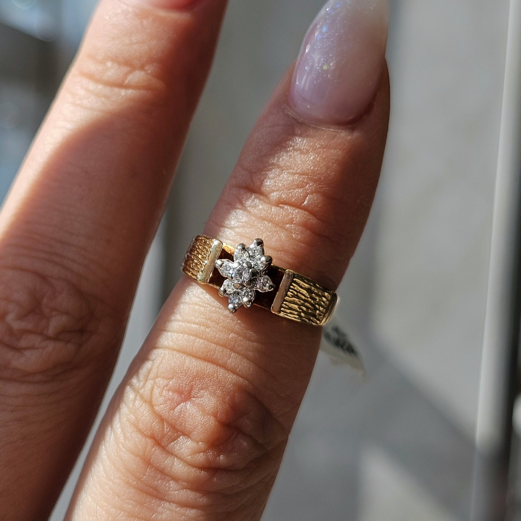 Vintage Diamond Cluster Ring - Dearest Diamonds