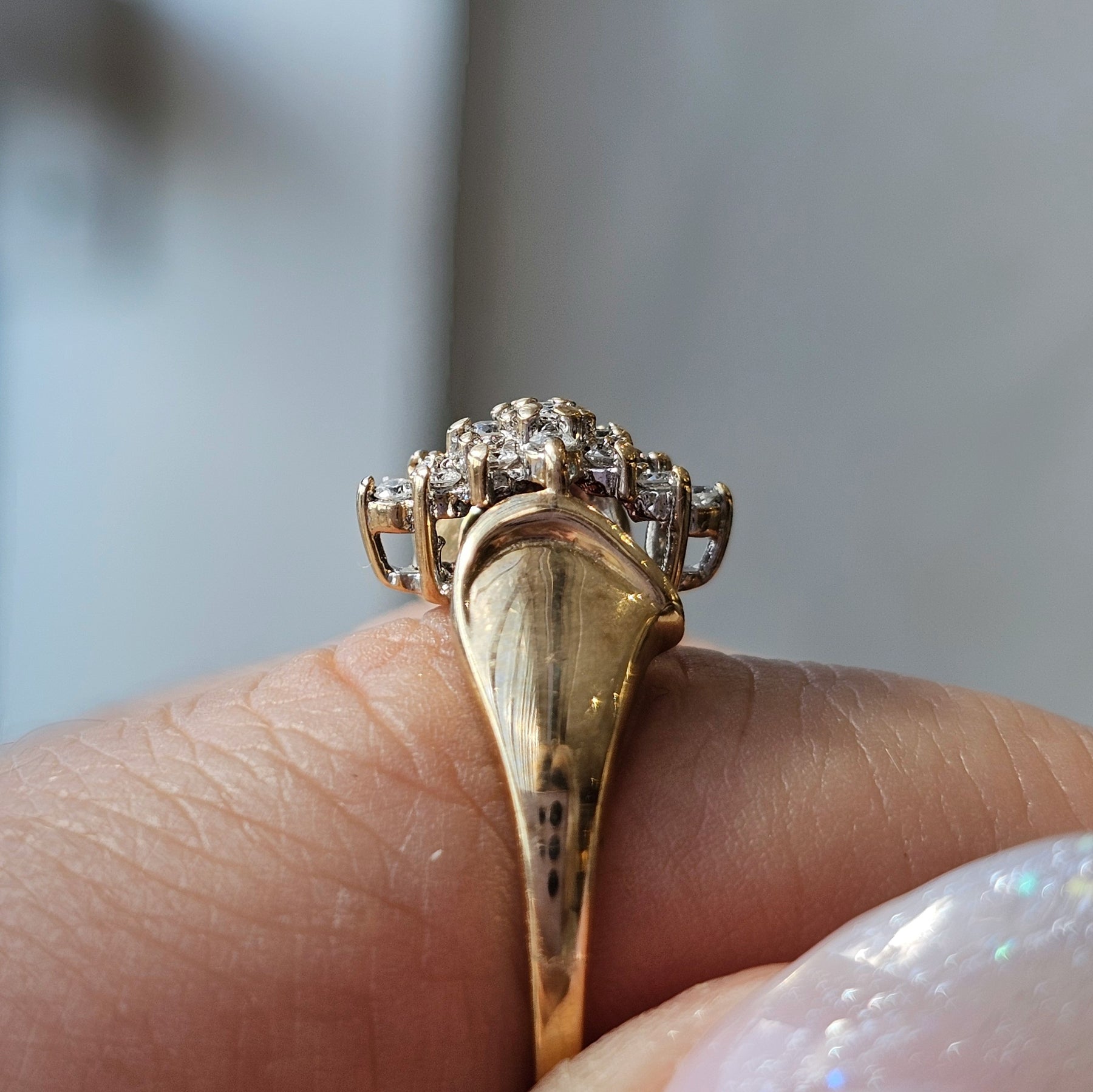 Elegant Diamond Cluster Ring - Dearest Diamonds