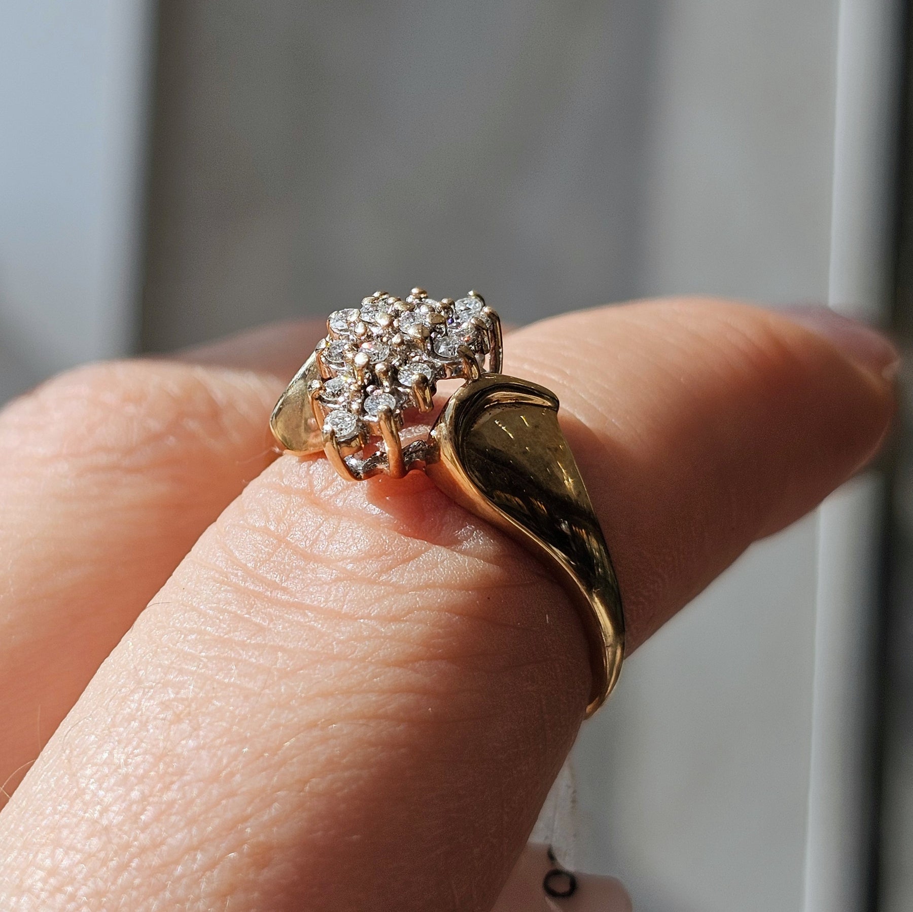 Elegant Diamond Cluster Ring - Dearest Diamonds