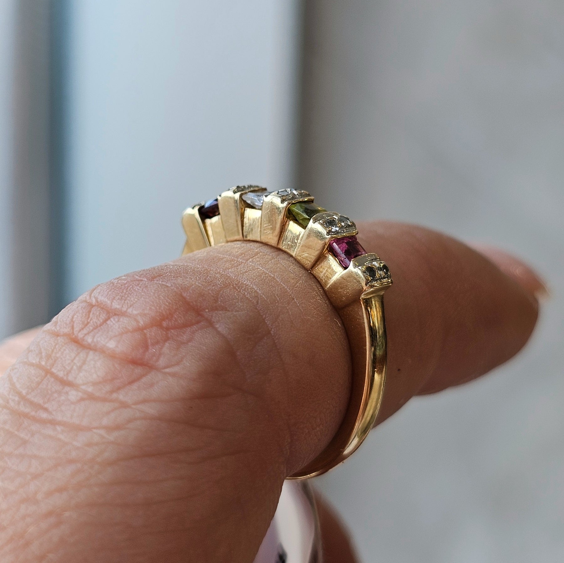 Colourful Gemstones Band - Dearest Diamonds