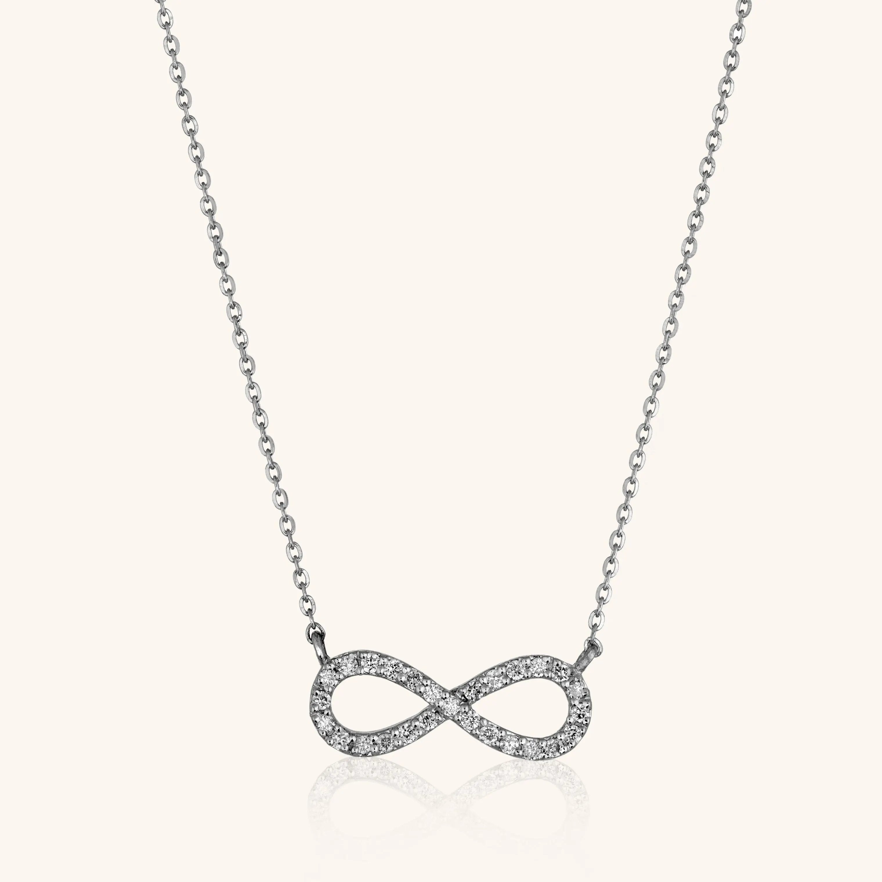 Sparkling Infinity Necklace - Dearest Diamonds