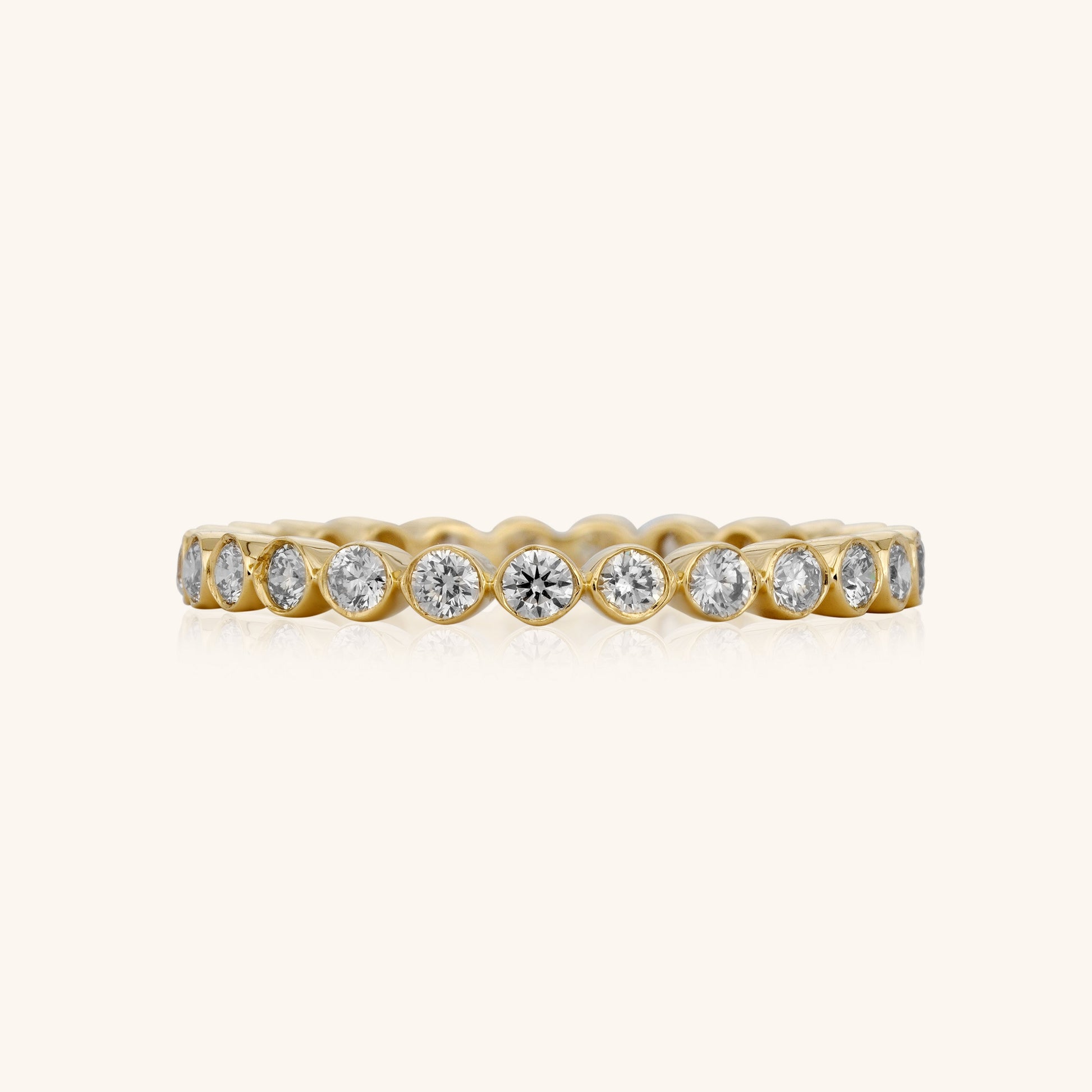 Diamond Bezel Eternity Band Ring