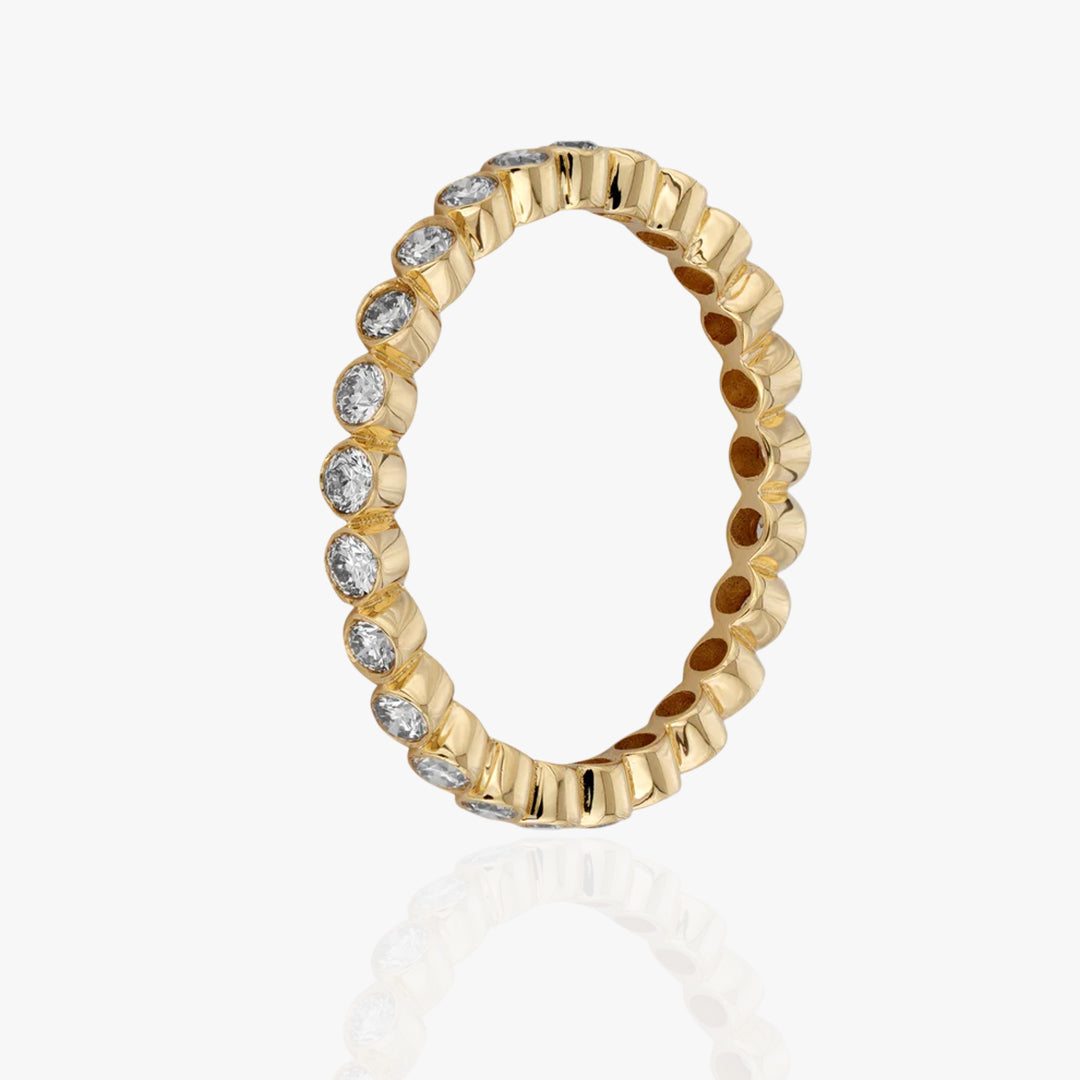 Diamond Bezel Eternity Band Ring
