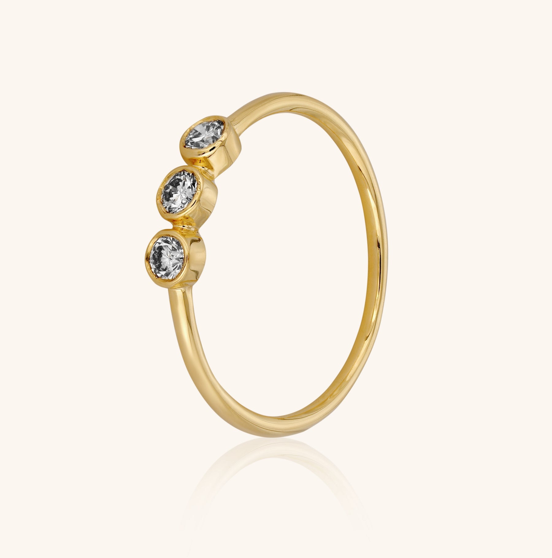 Three Diamond Ring - Dearest Diamonds