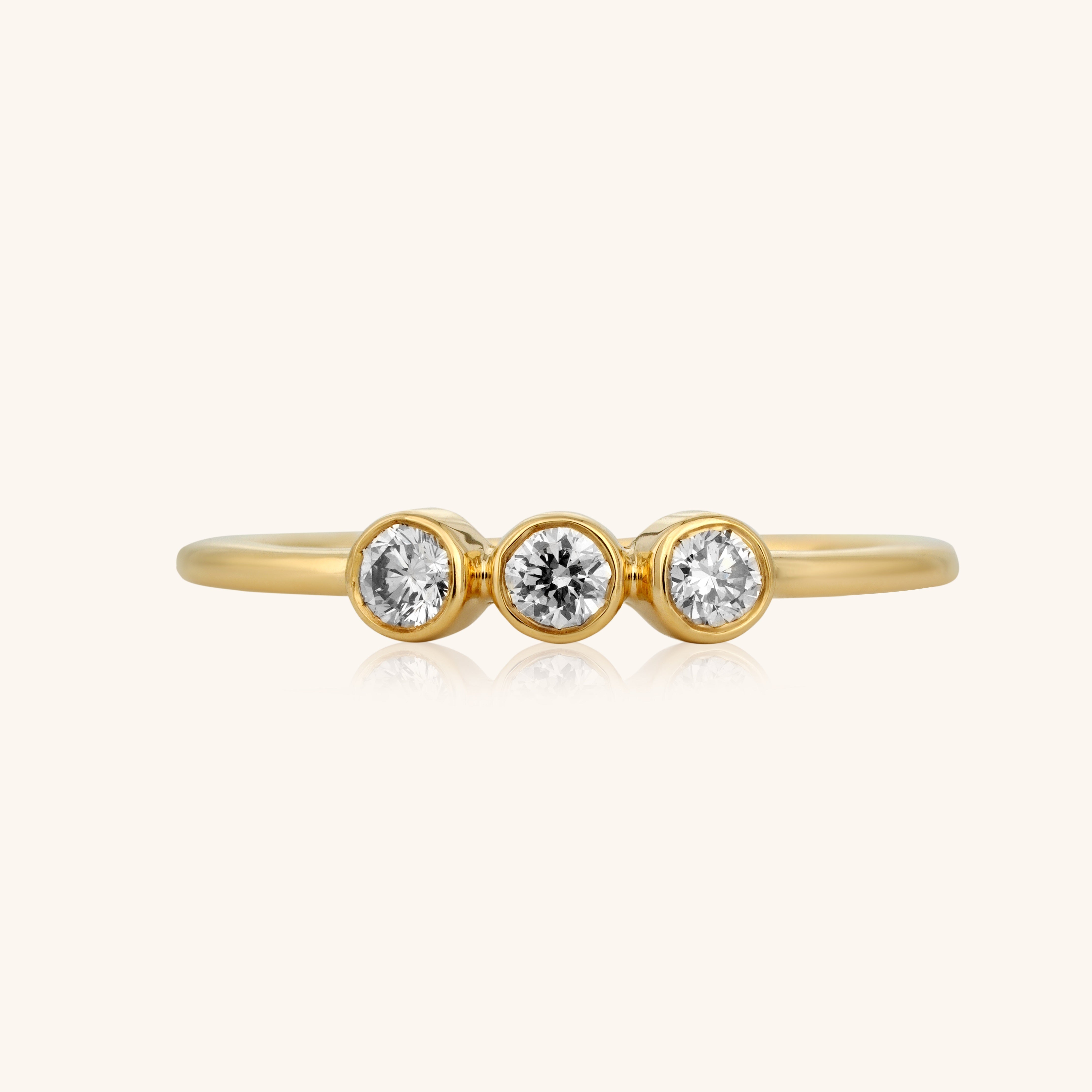 Three Diamond Ring - Dearest Diamonds