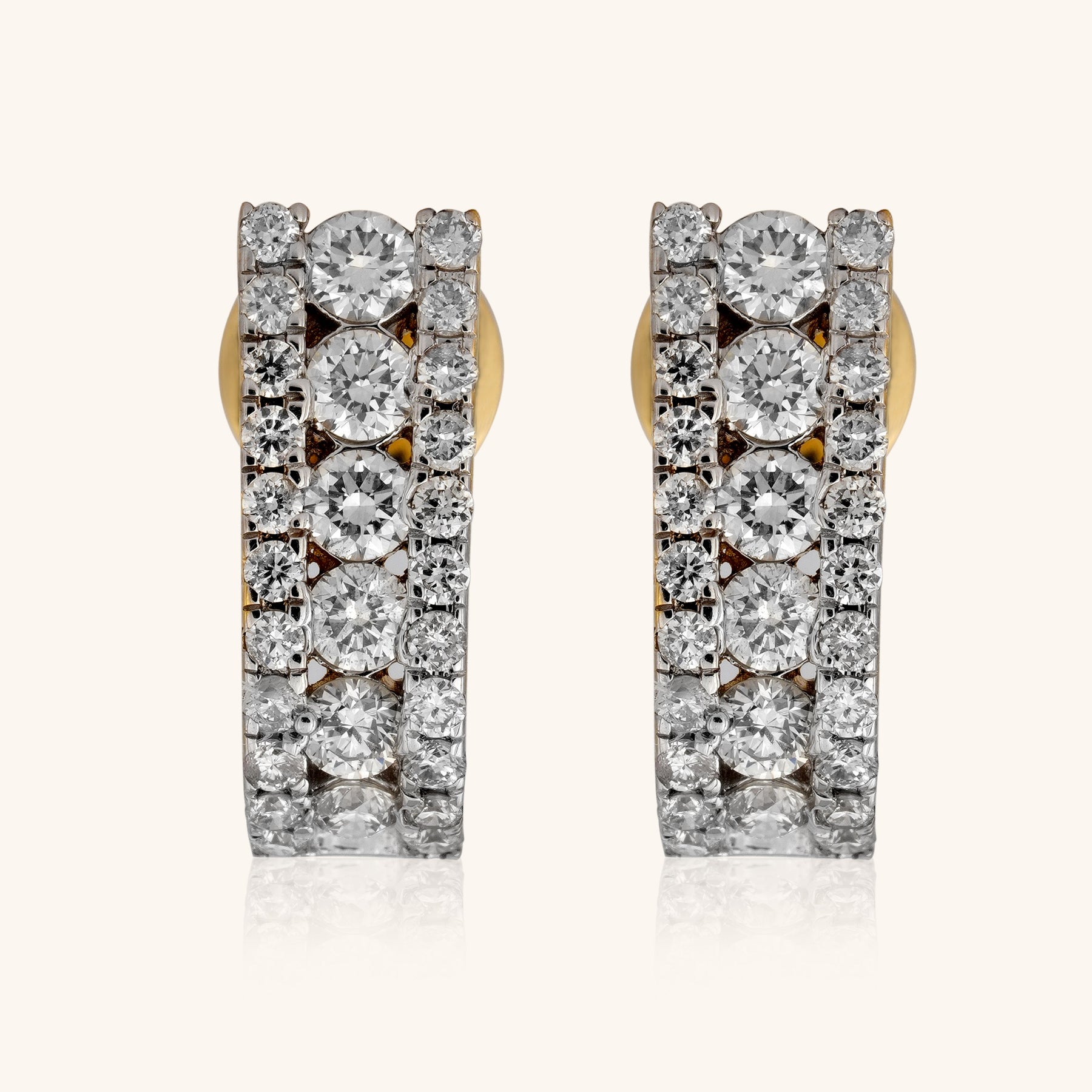Luxury Half Huggie Earrings - Dearest Diamonds