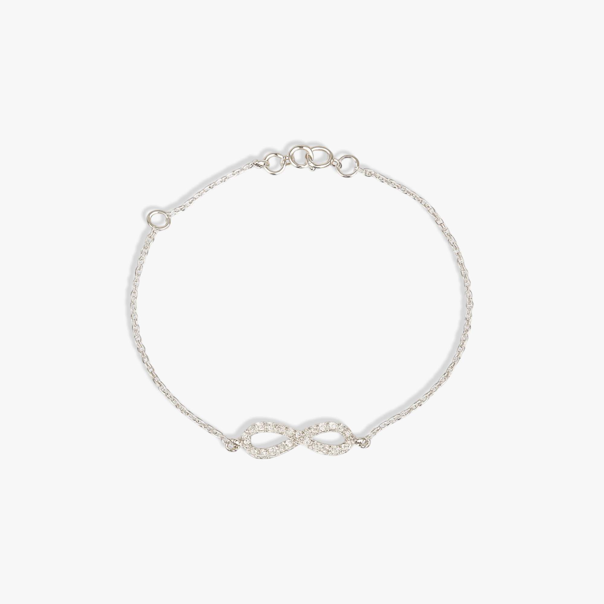 Diamond Infinity Bracelet