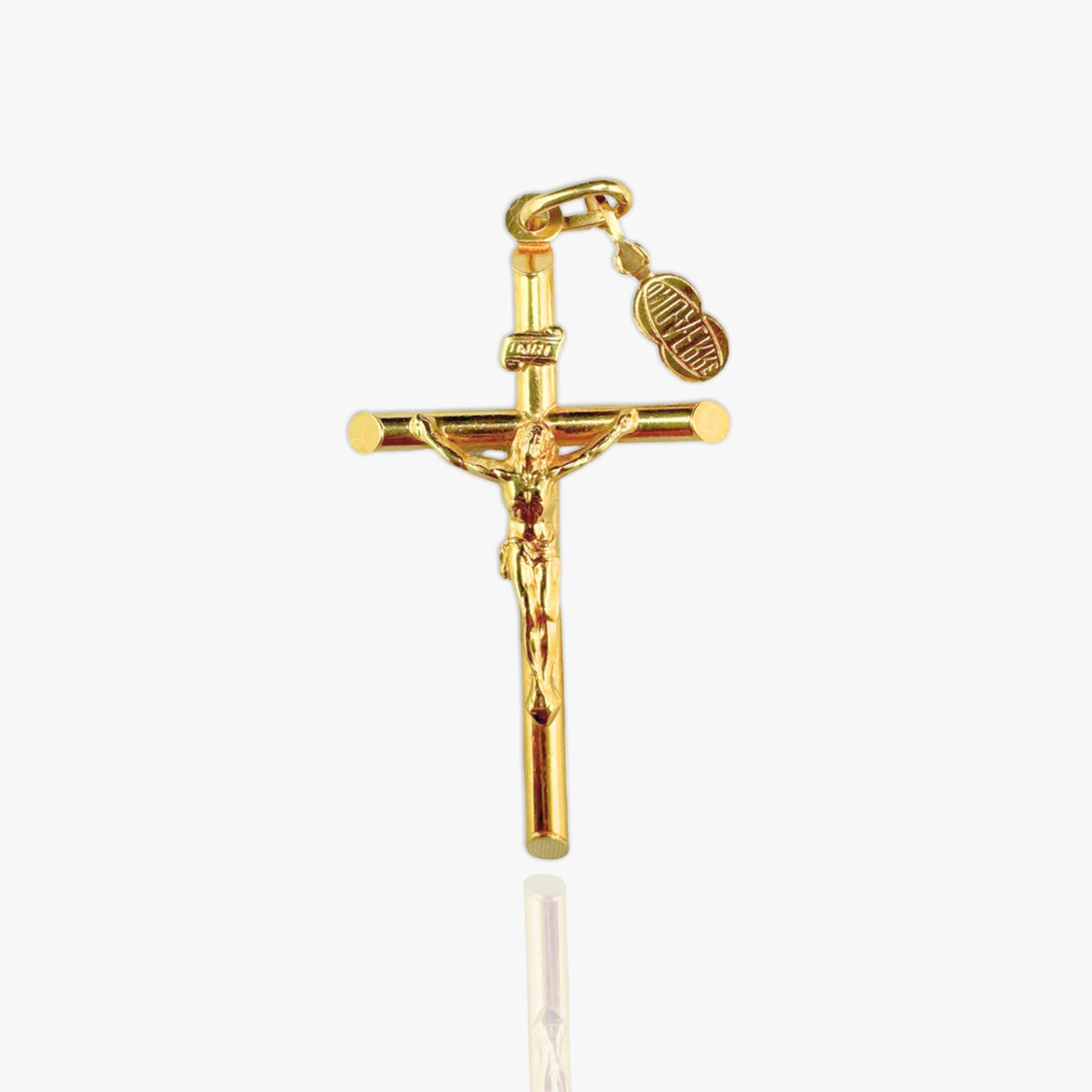 Crucifix Cross Pendant in 18K