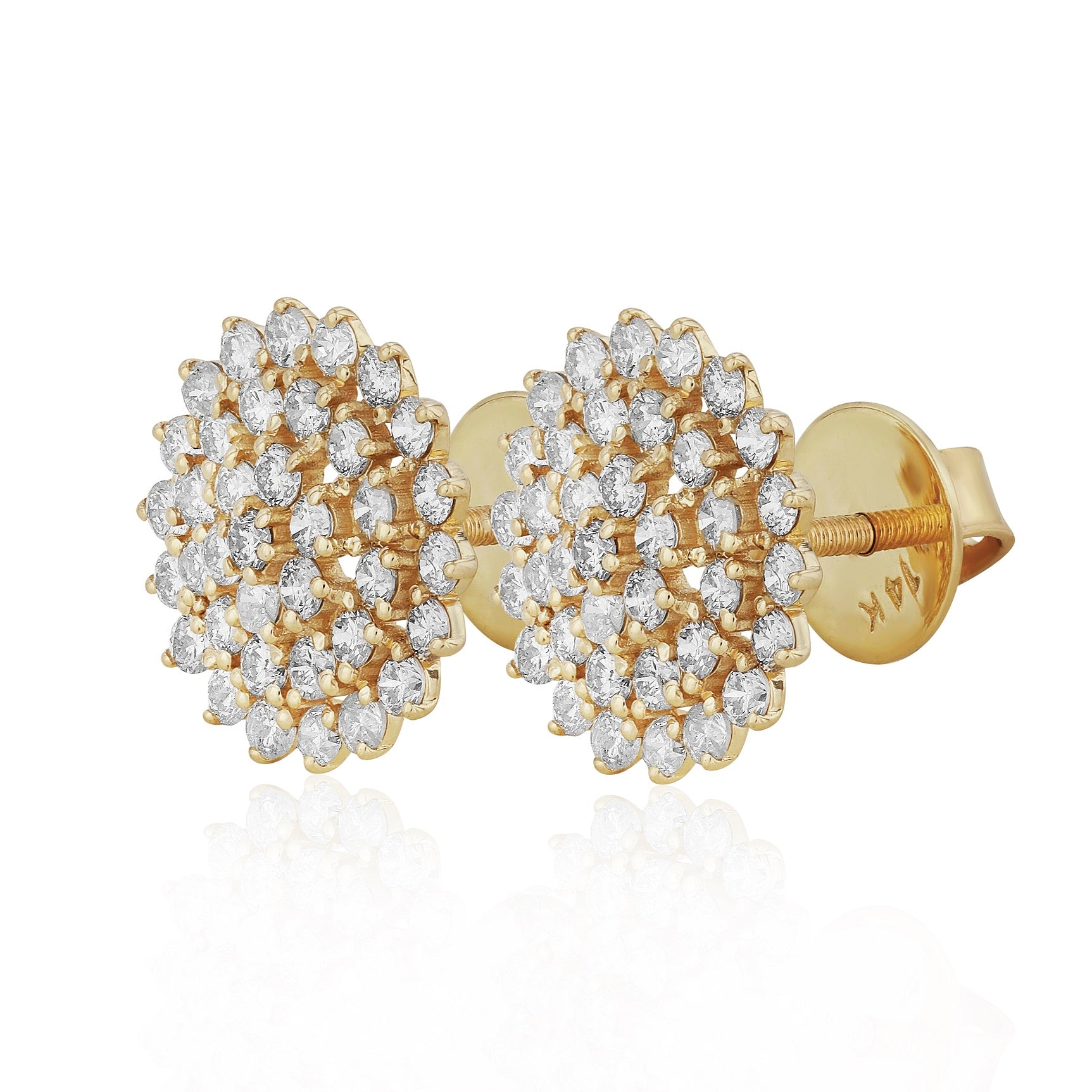 Diamond Explosion Earrings - Dearest Diamonds