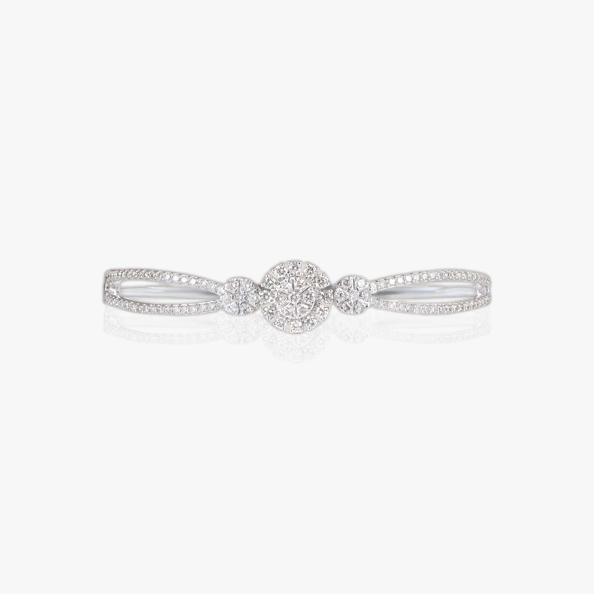 Cocktail Diamond Bangle Bracelet
