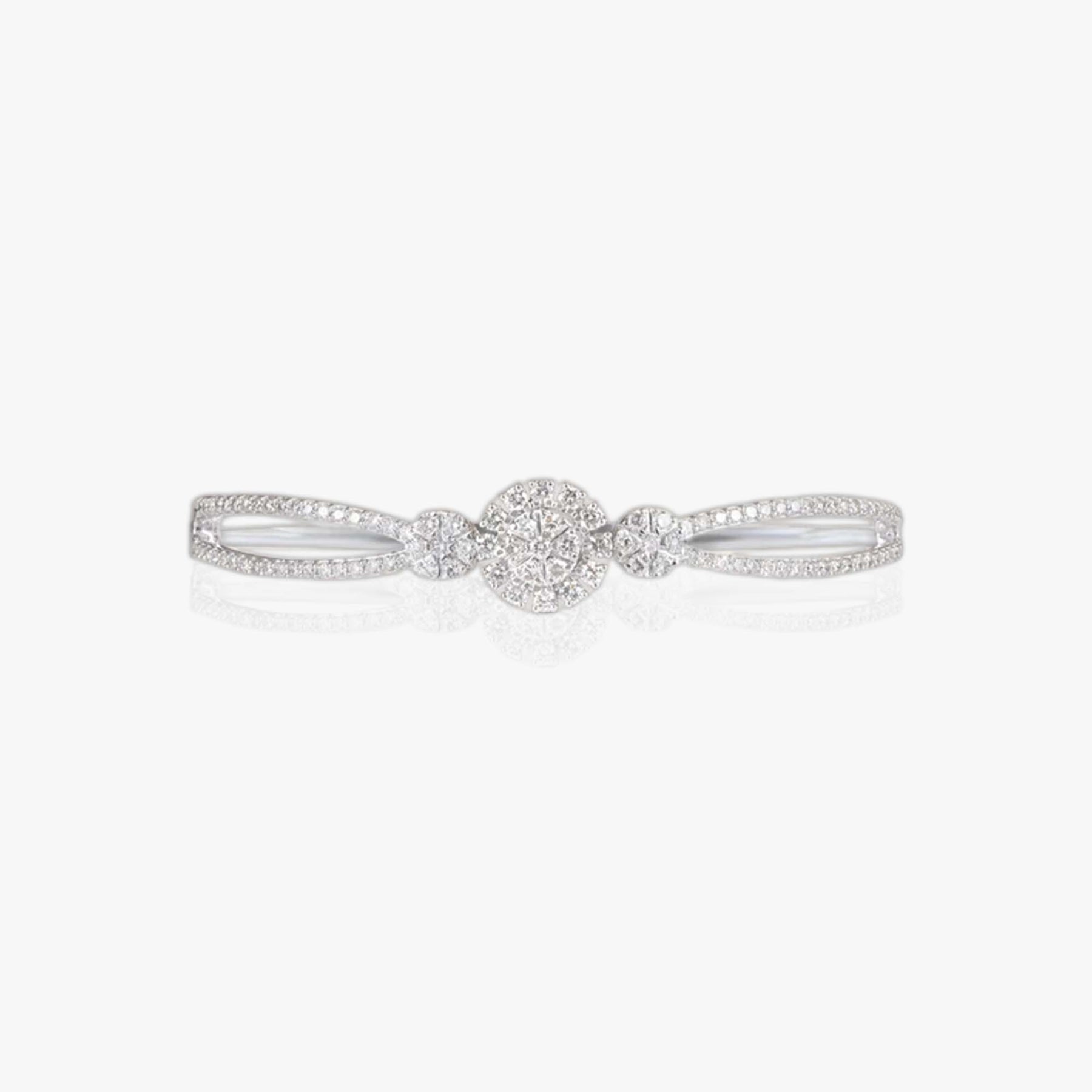 Cocktail Diamond Bangle Bracelet