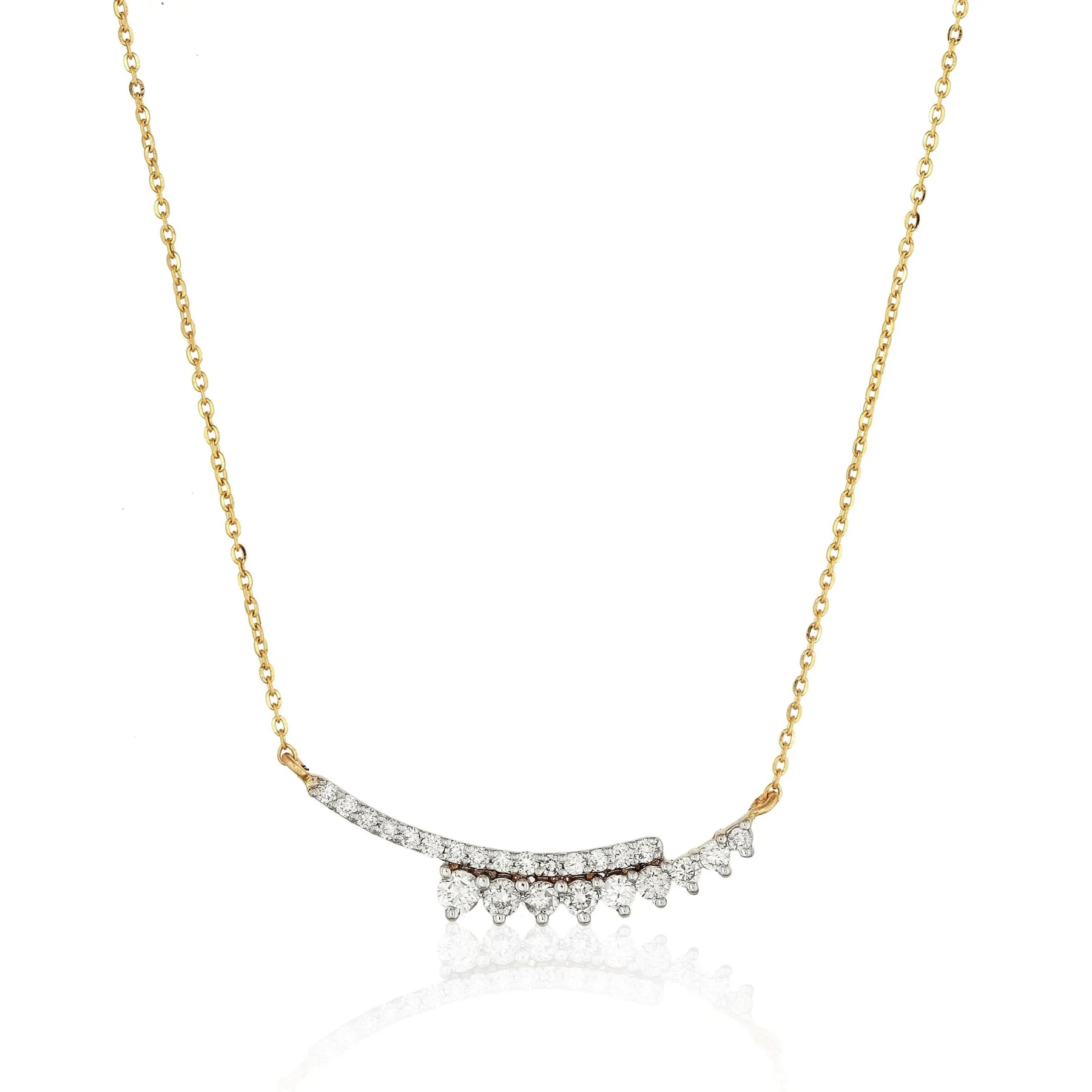 Double-line Diamond Necklace - Dearest Diamonds