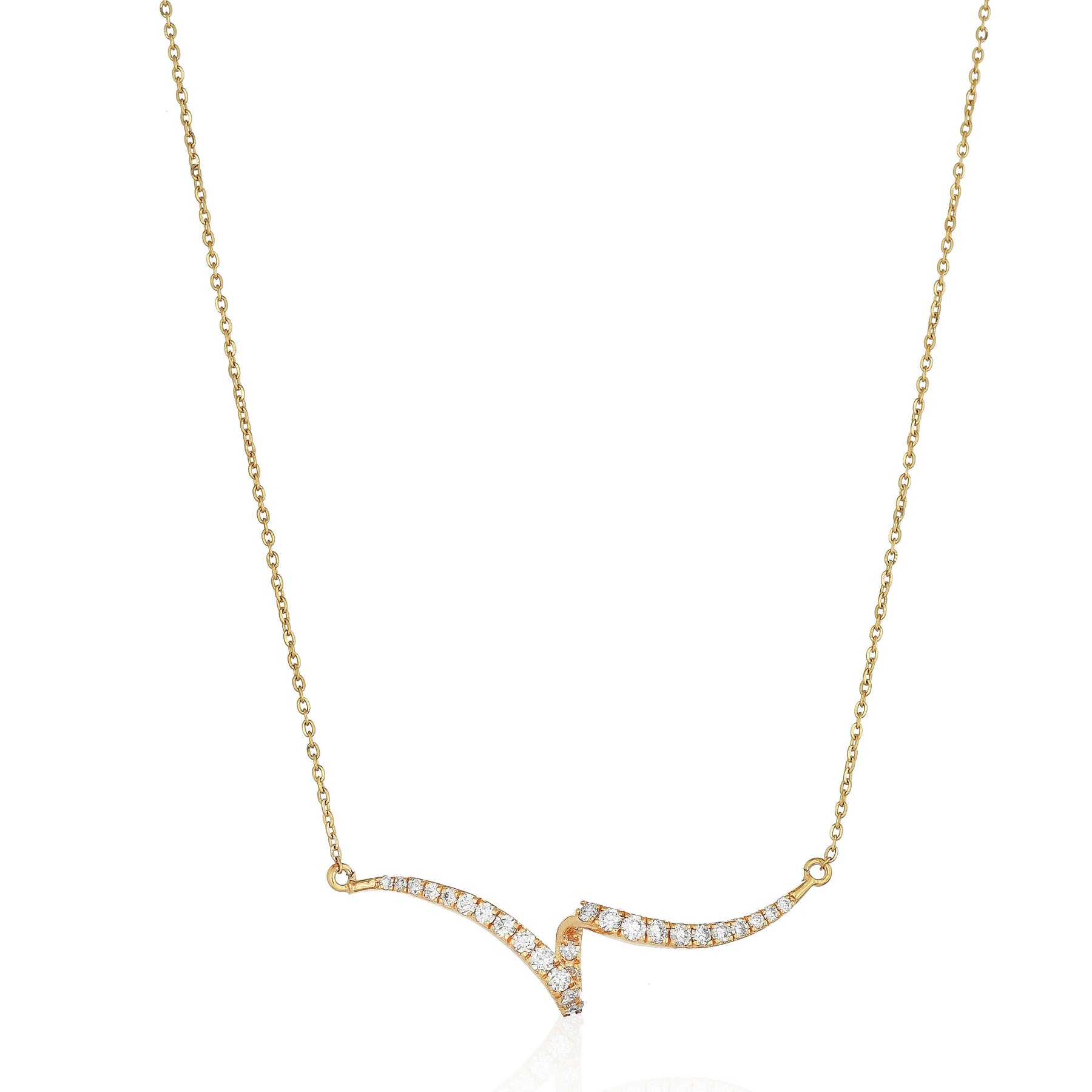 Twist of Diamonds Necklace - Dearest Diamonds