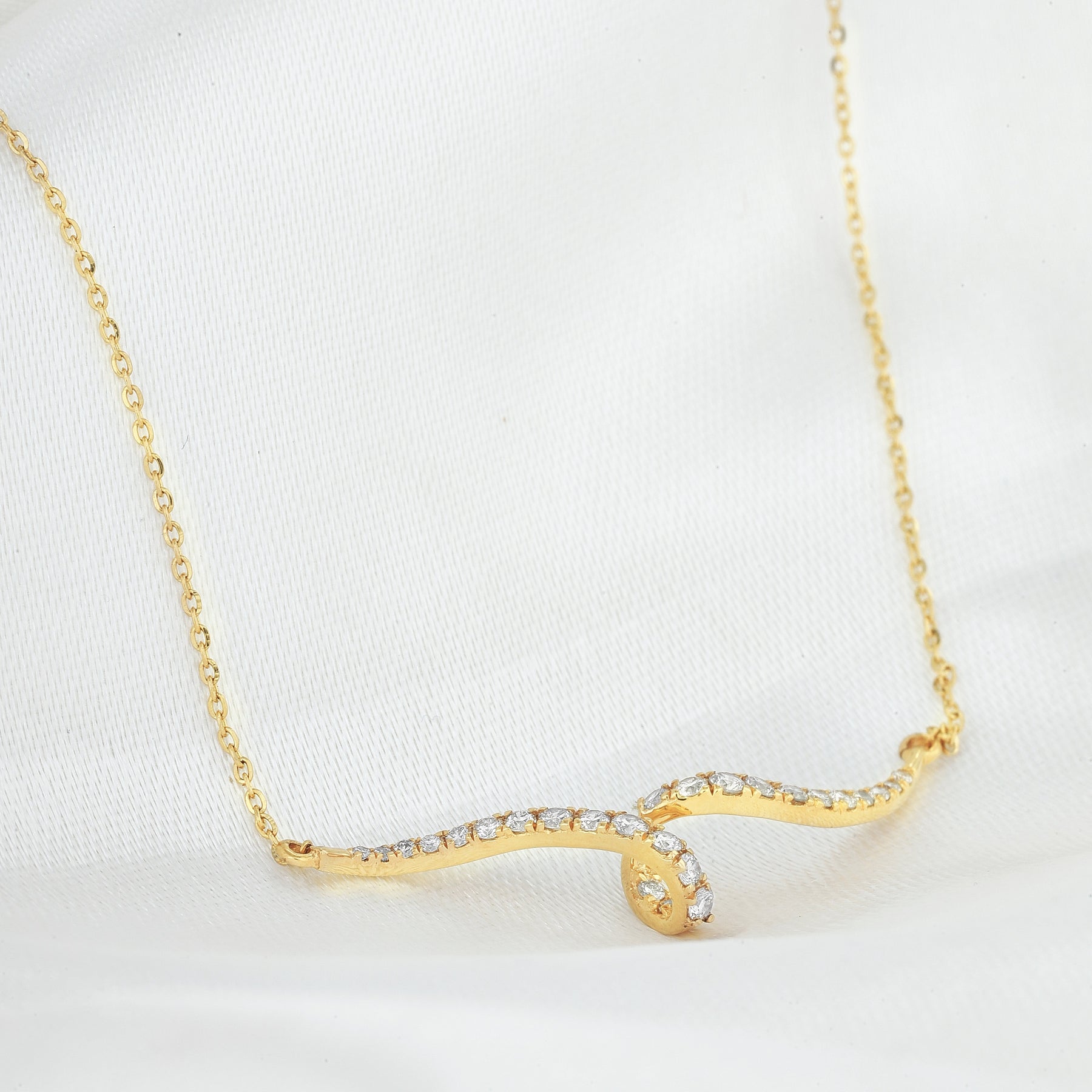 Twist of Diamonds Necklace - Dearest Diamonds
