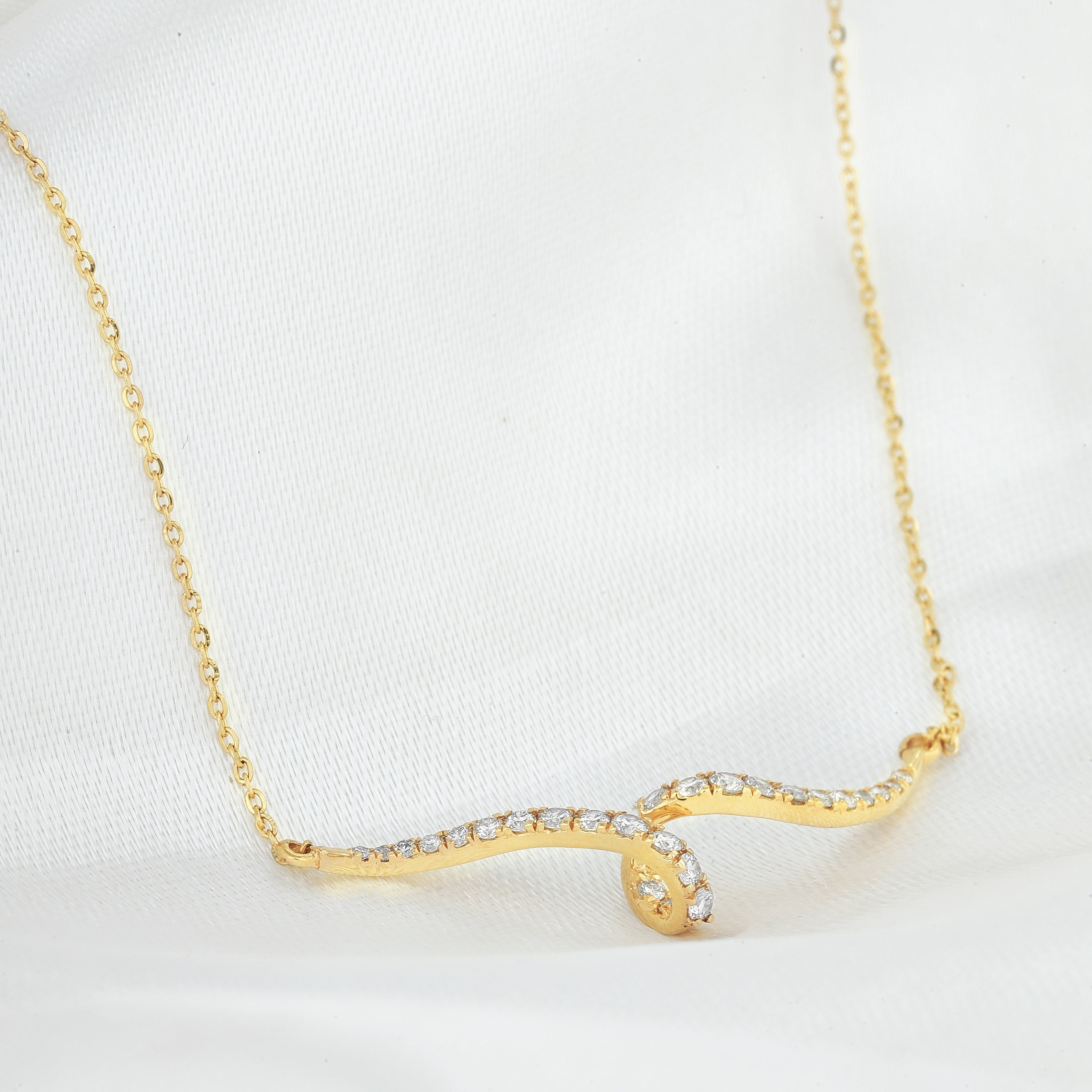 Twist of Diamonds Necklace - Dearest Diamonds