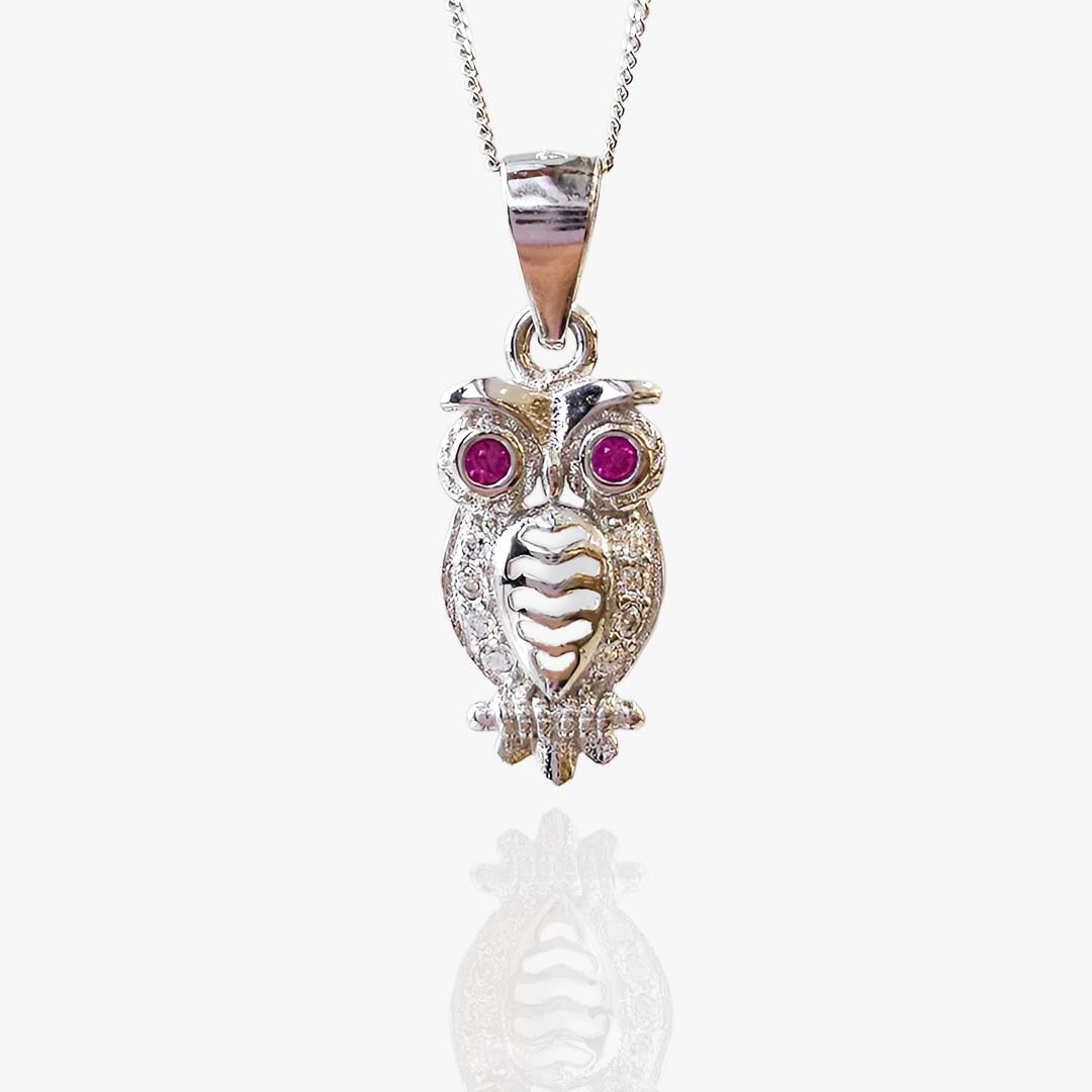 Perched Owl Pendant