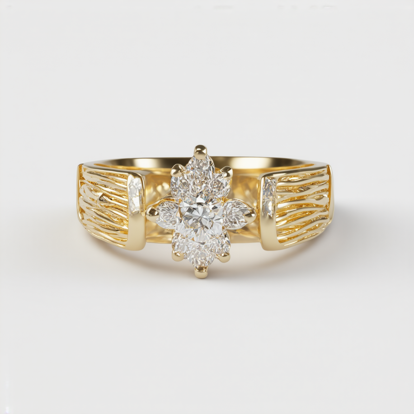 Vintage Diamond Cluster Ring - Dearest Diamonds