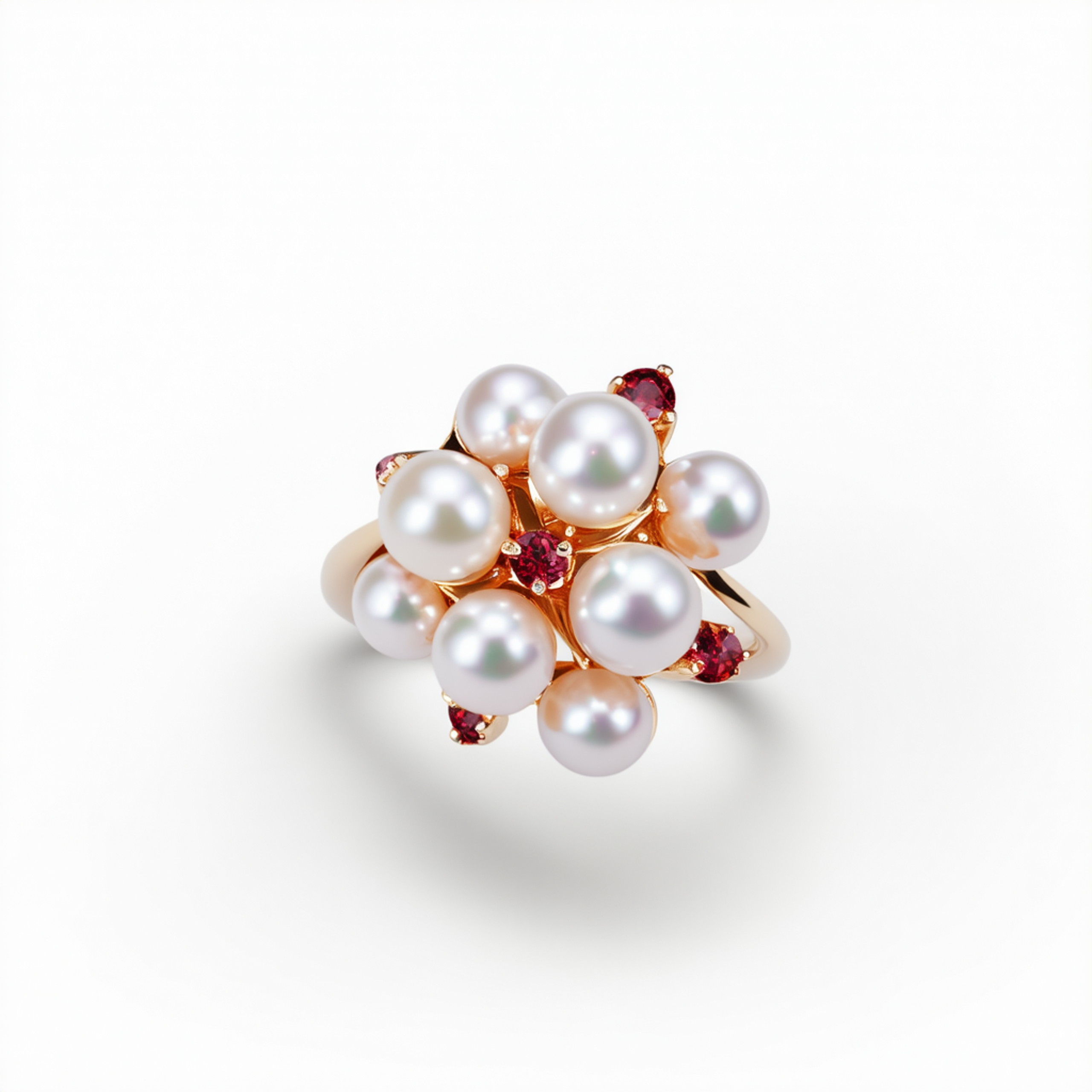 Ruby and Pearls Bouquet