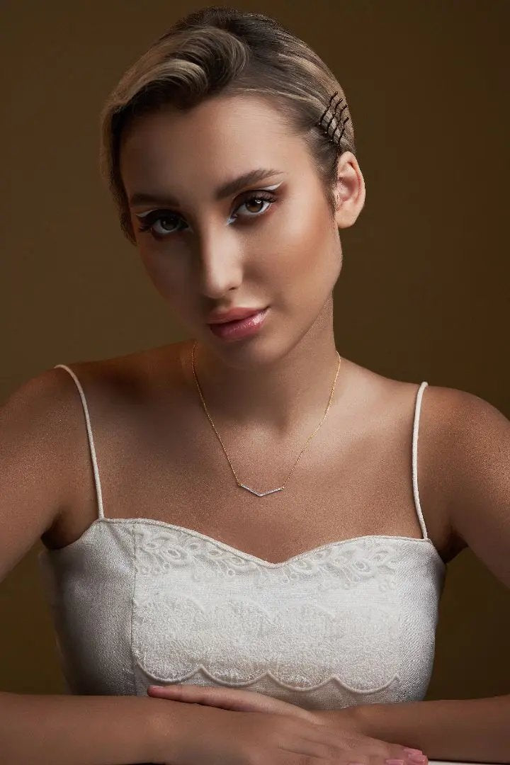 Diamond V Necklace - Dearest Diamonds