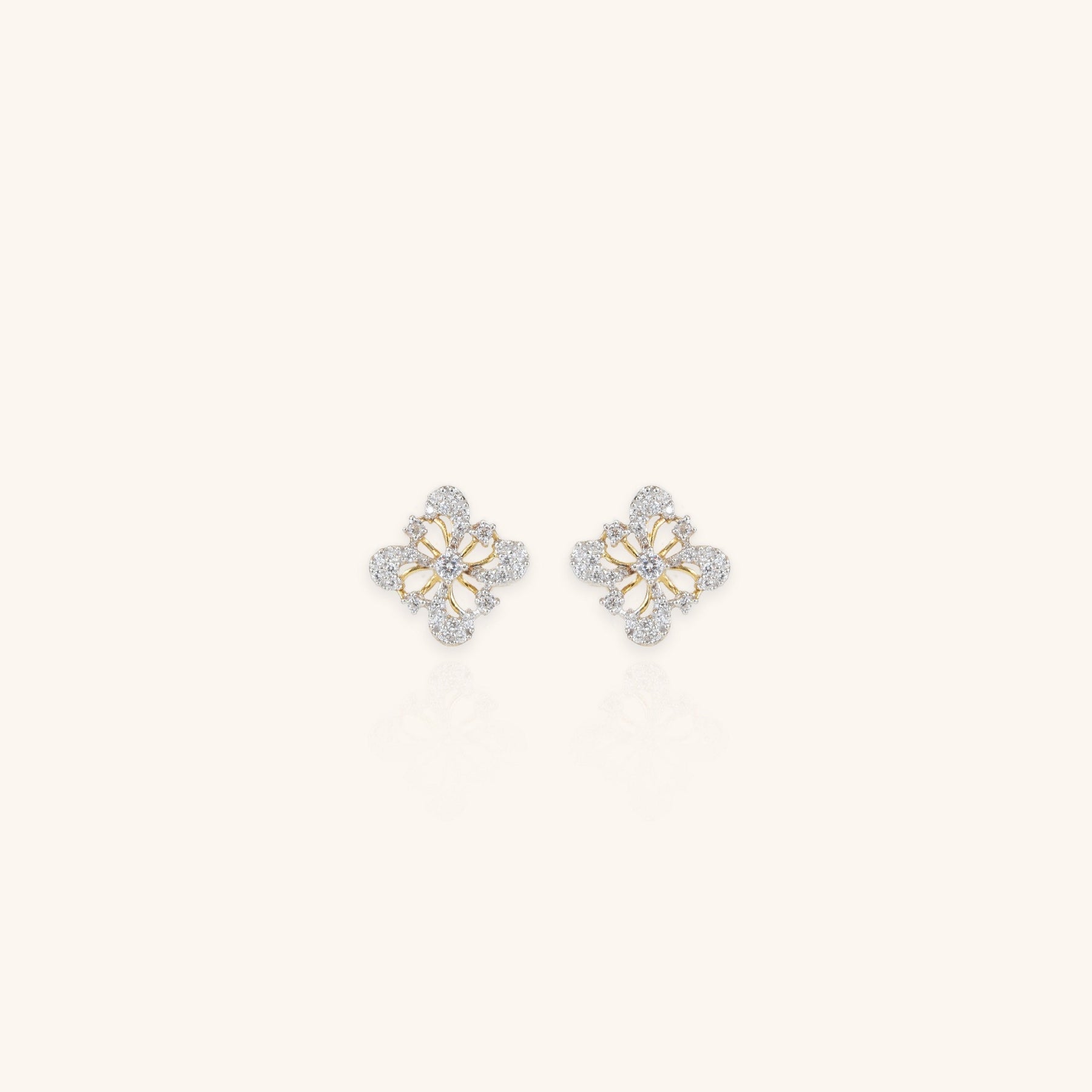 Rhombus Flower Earrings - Dearest Diamonds